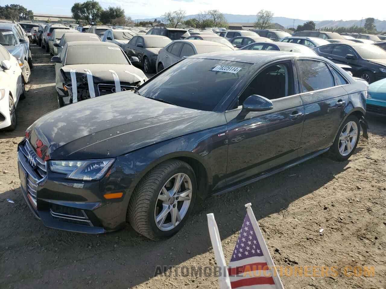 WAUKMAF46JA234892 AUDI A4 2018