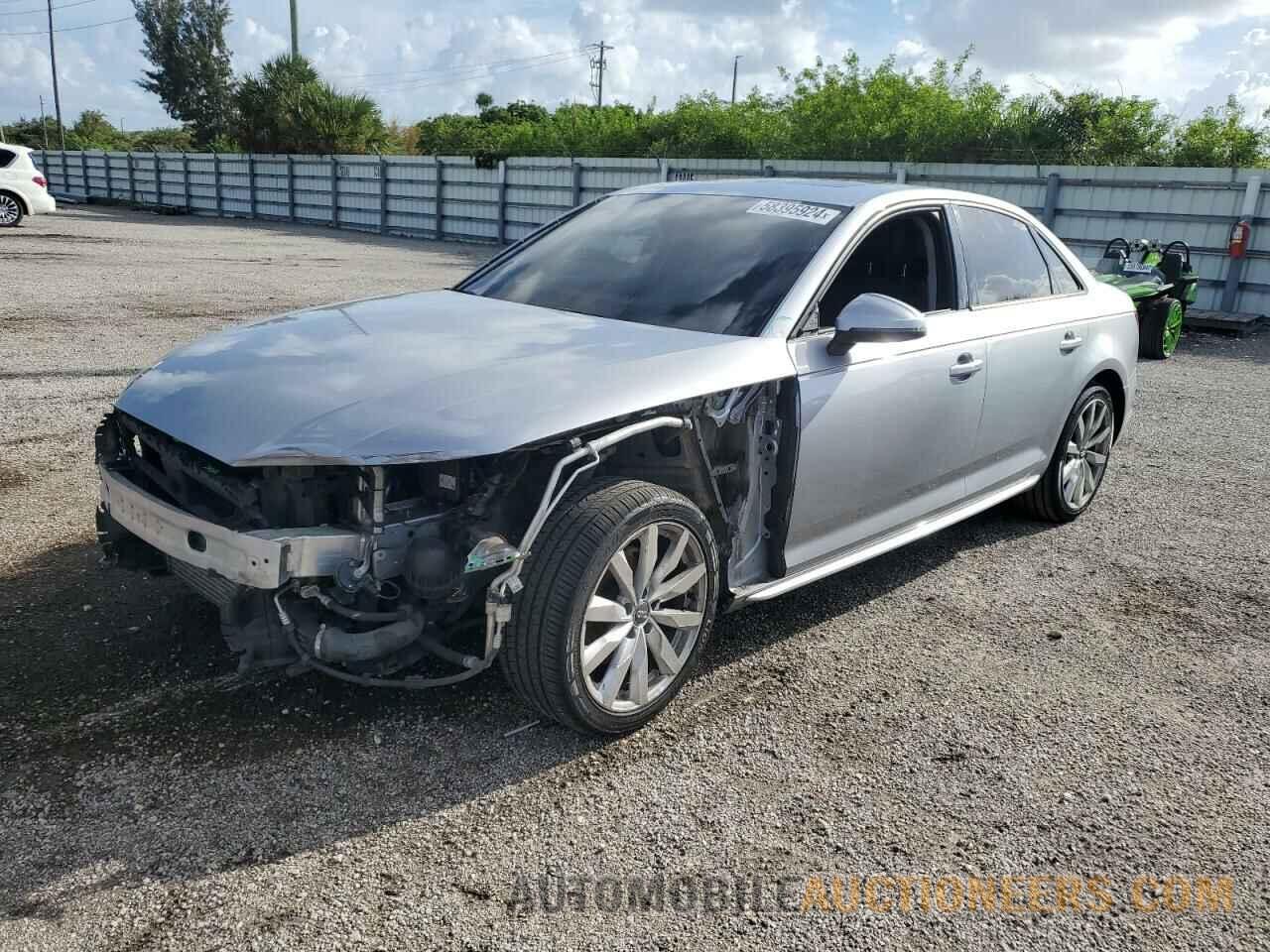 WAUKMAF46JN001524 AUDI A4 2018