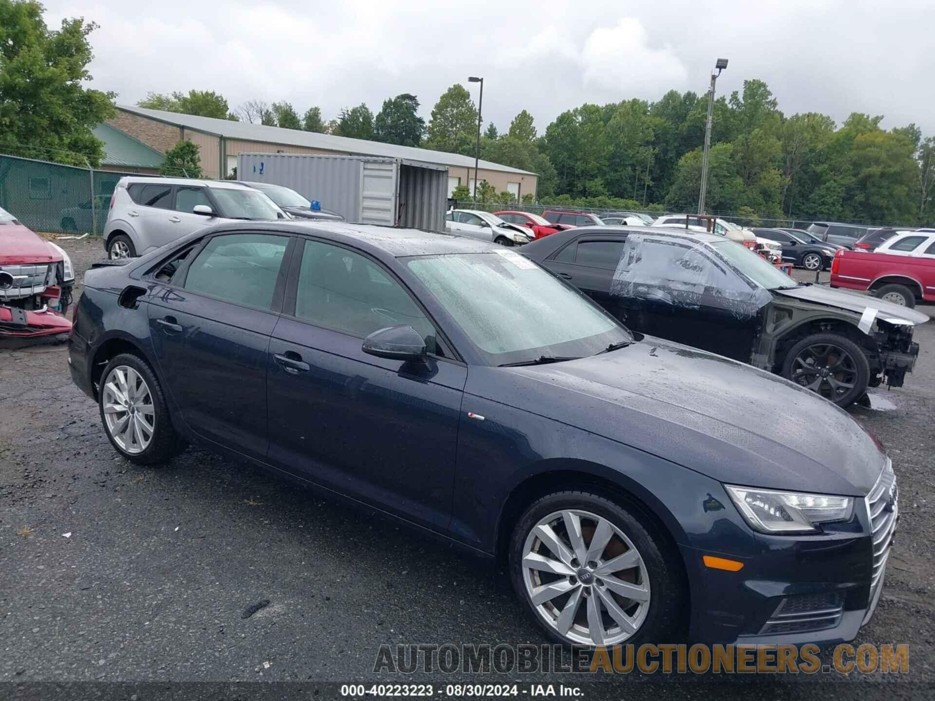 WAUKMAF46JN010241 AUDI A4 2018