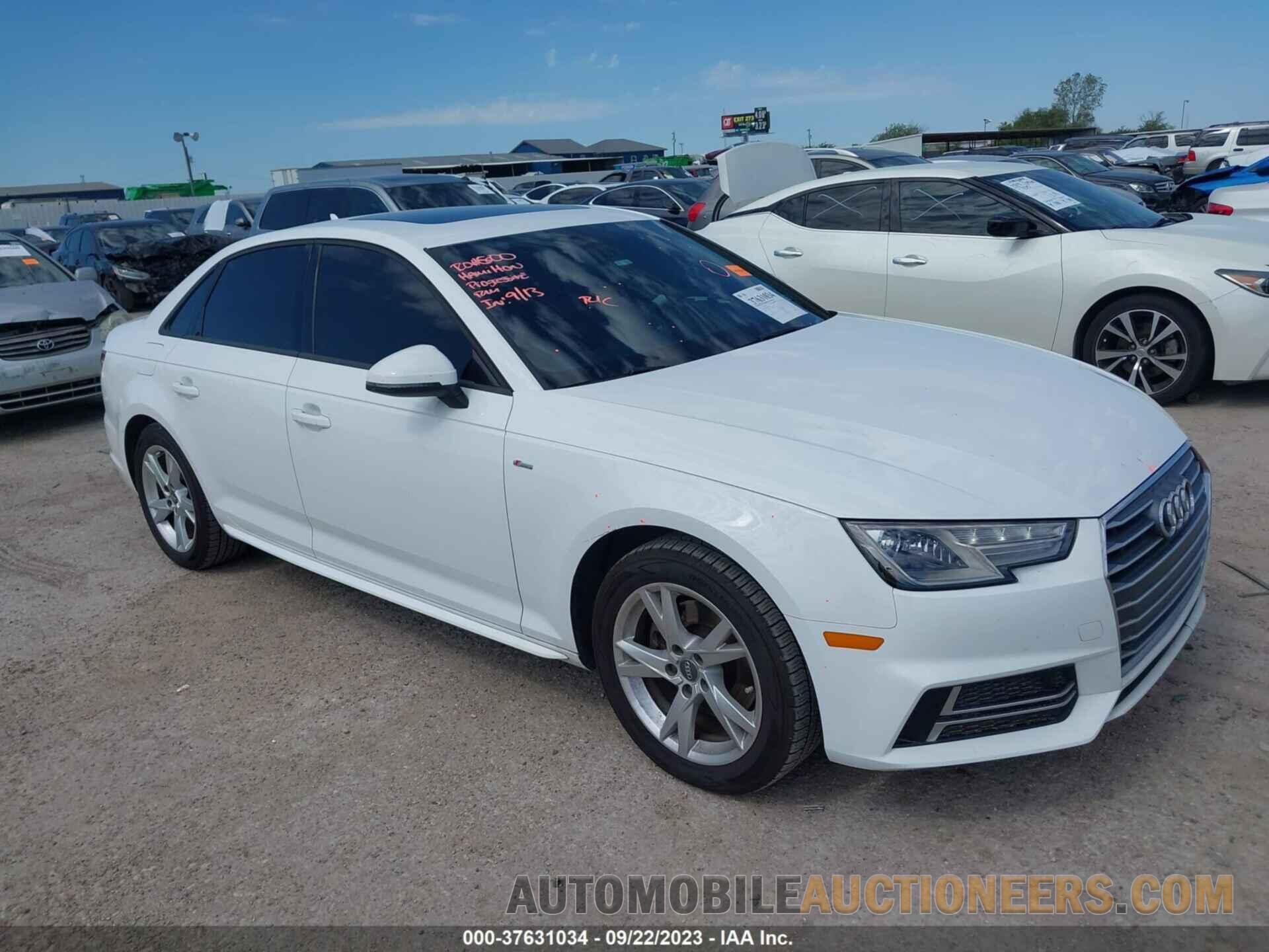 WAUKMAF47JA061304 AUDI A4 2018