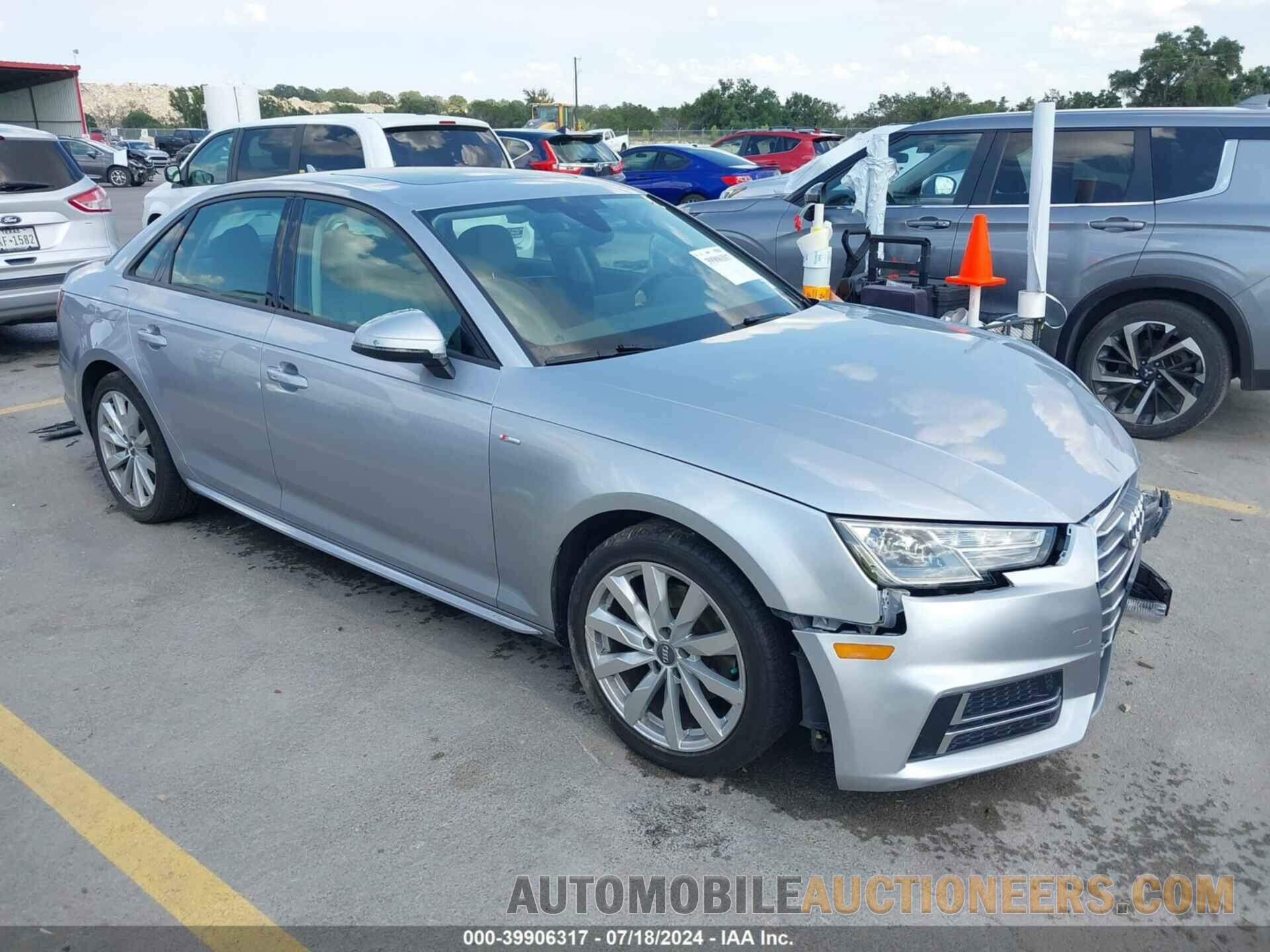 WAUKMAF47JA067782 AUDI A4 2018