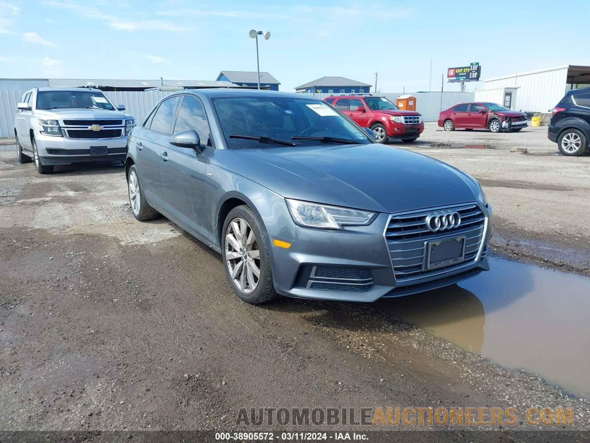 WAUKMAF47JA107438 AUDI A4 2018