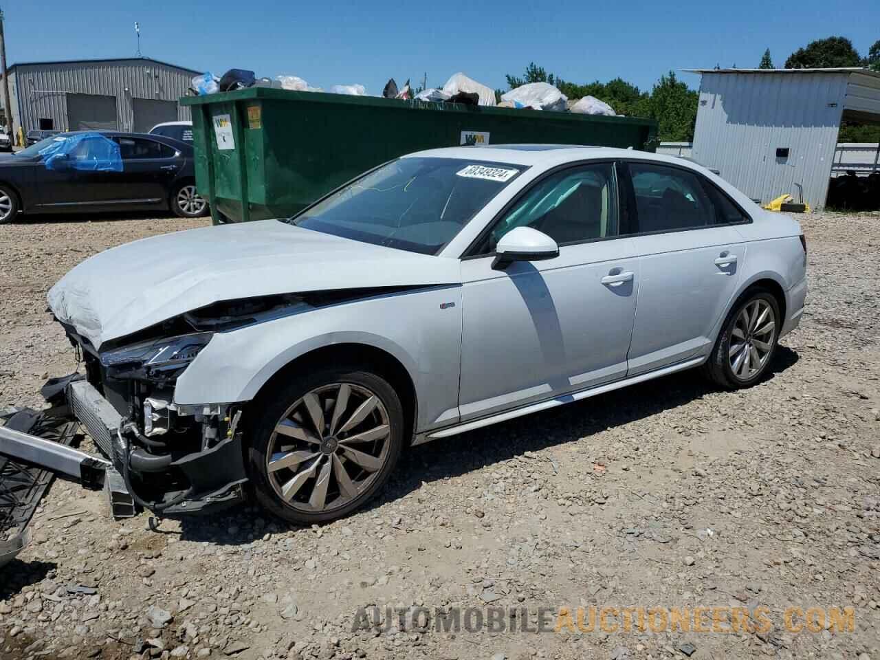 WAUKMAF48JA040378 AUDI A4 2018