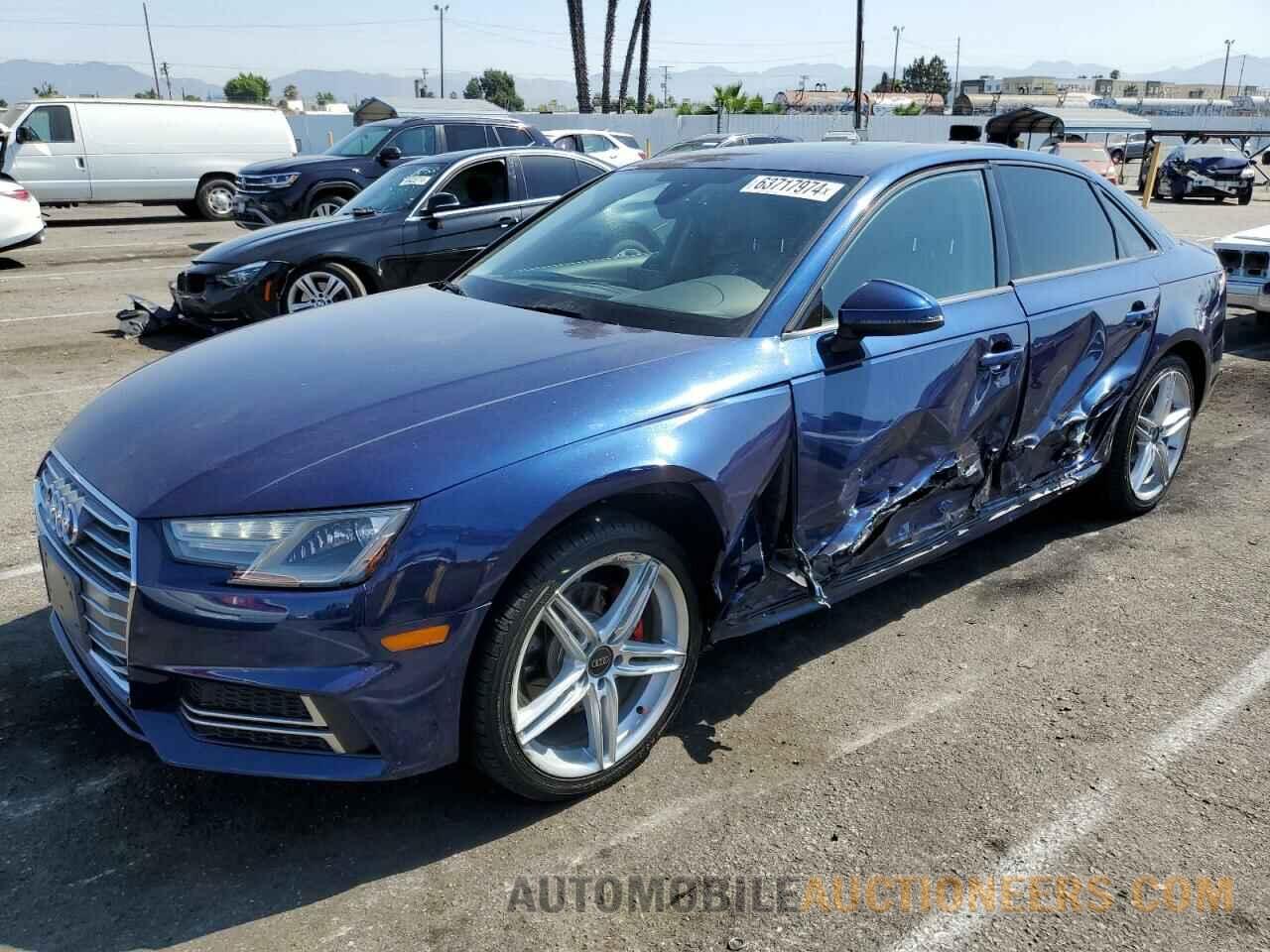 WAUKMAF48JA049324 AUDI A4 2018