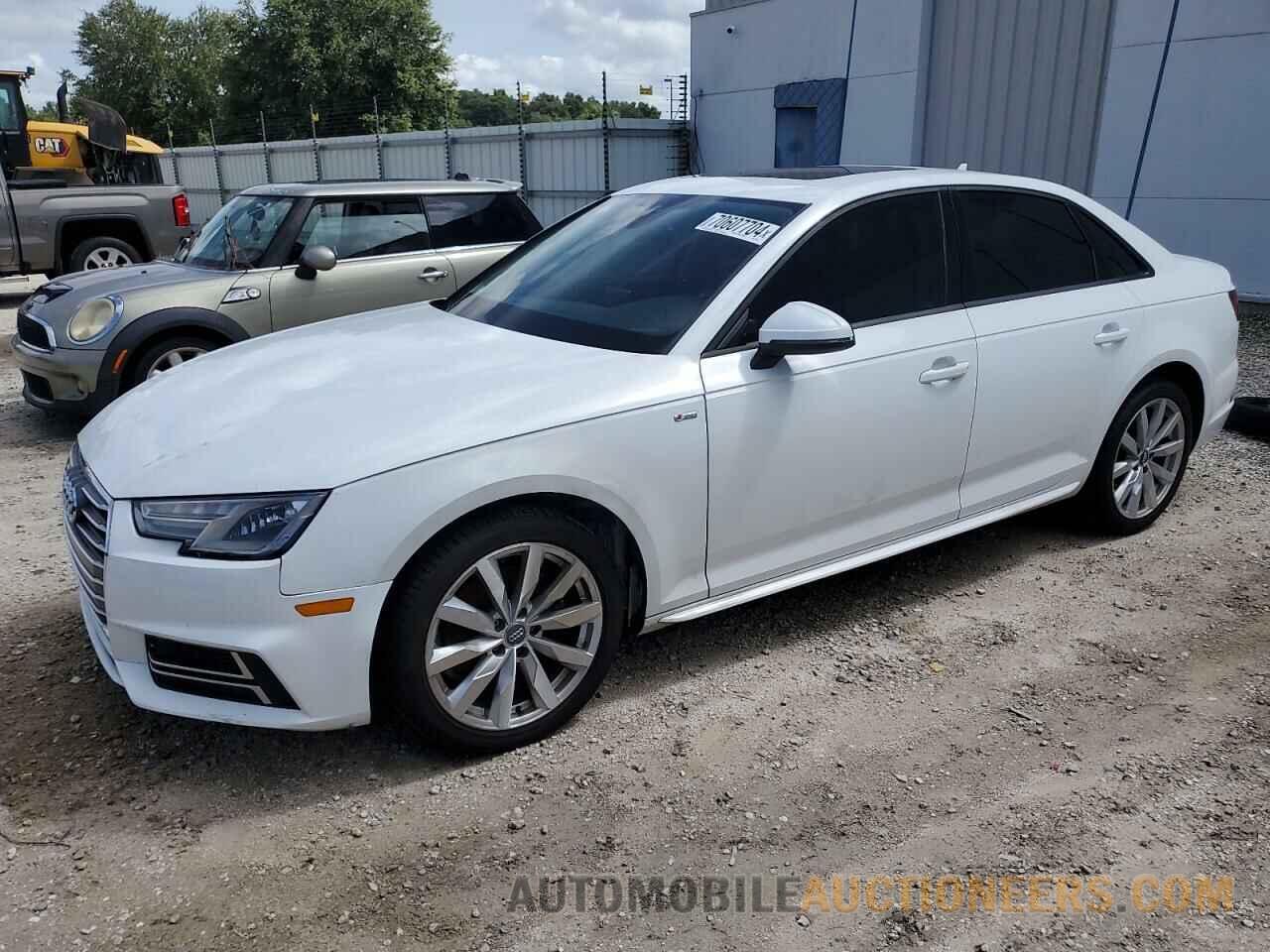 WAUKMAF48JA081142 AUDI A4 2018