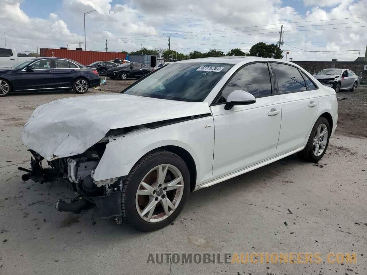 WAUKMAF49JA118117 AUDI A4 2018