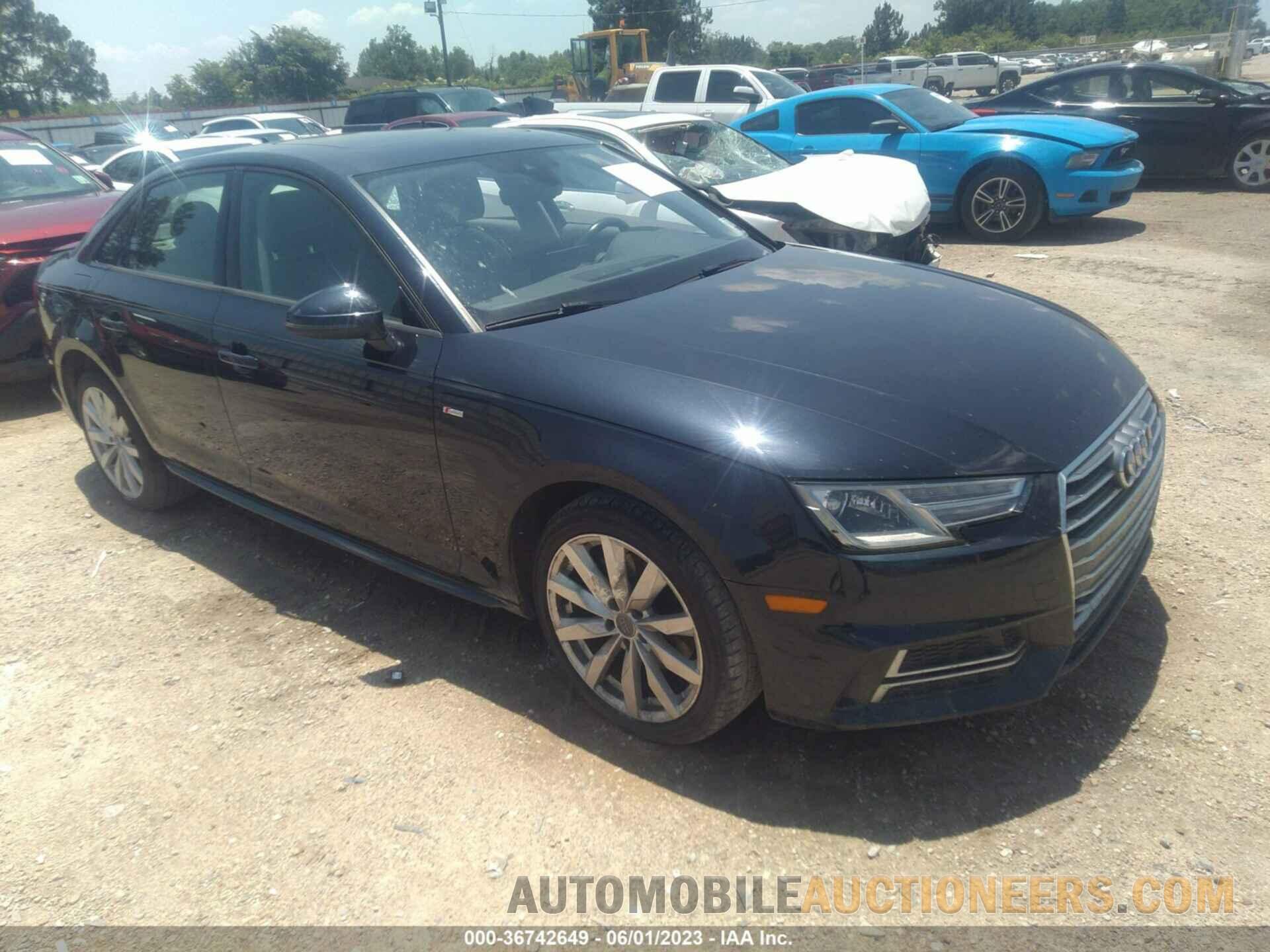 WAUKMAF49JA142062 AUDI A4 2018