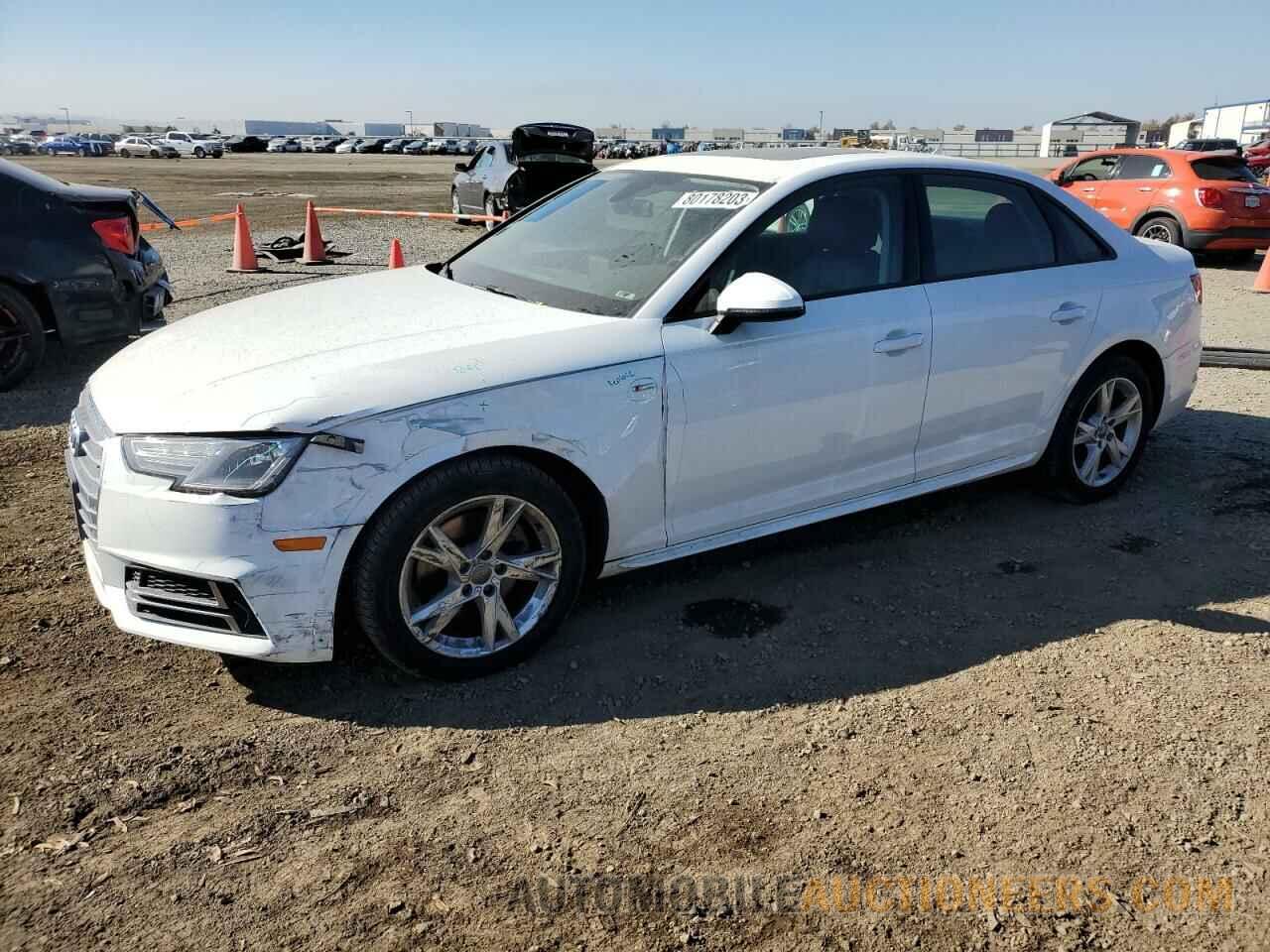 WAUKMAF49JA147195 AUDI A4 2018