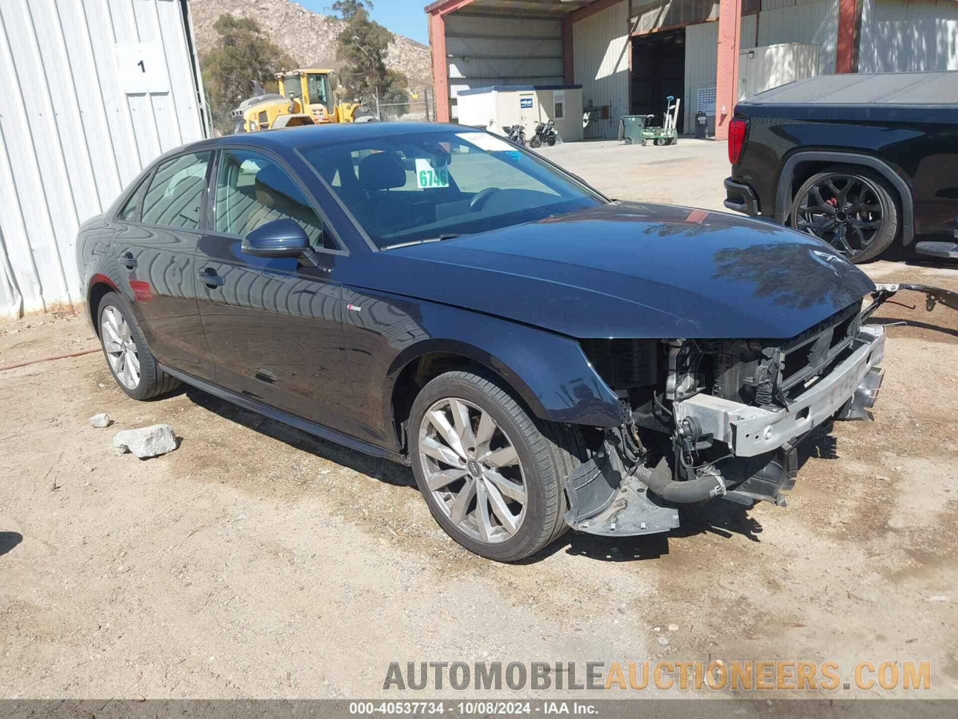 WAUKMAF49JN012968 AUDI A4 2018