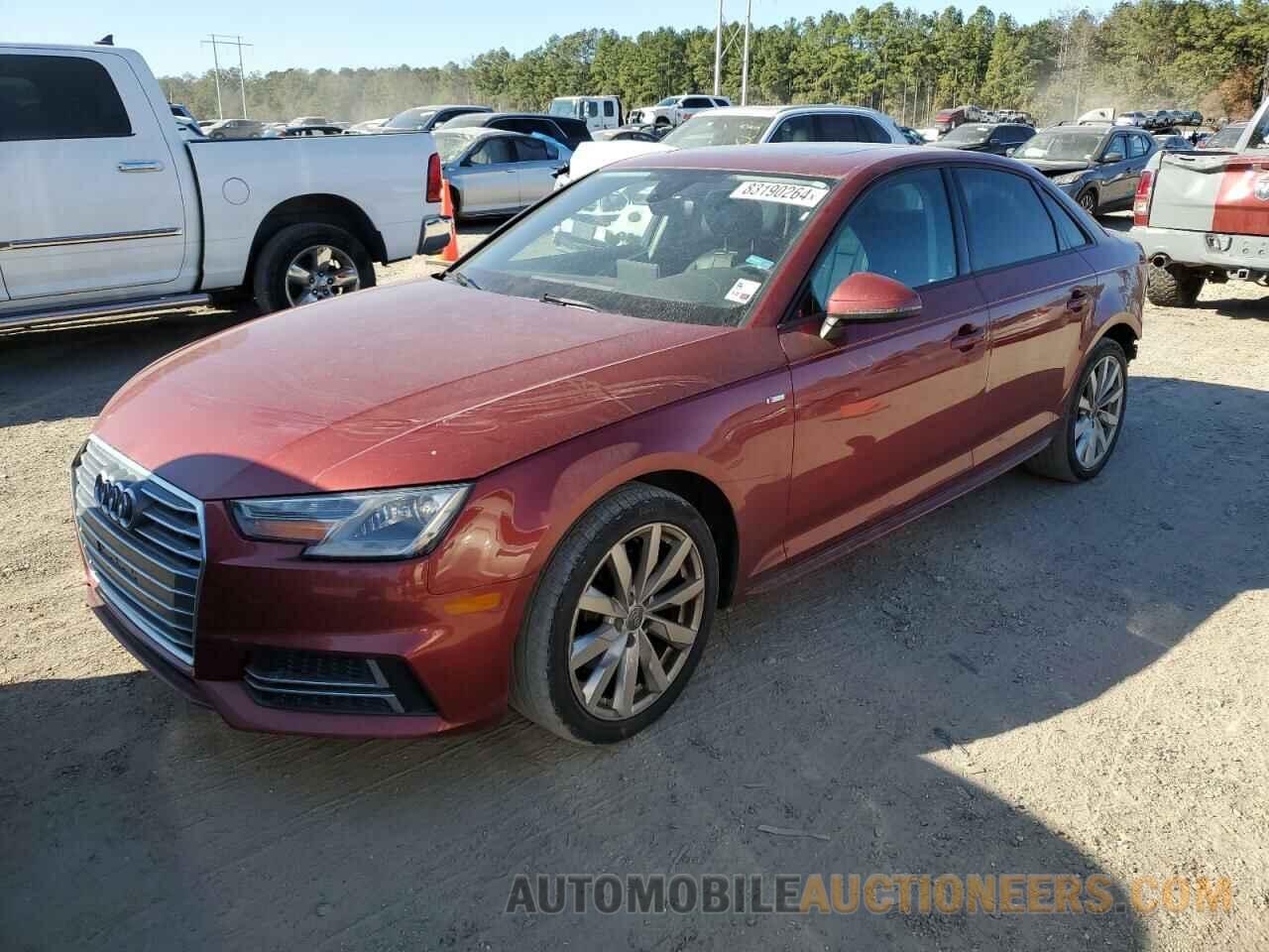 WAUKMAF49JN016079 AUDI A4 2018