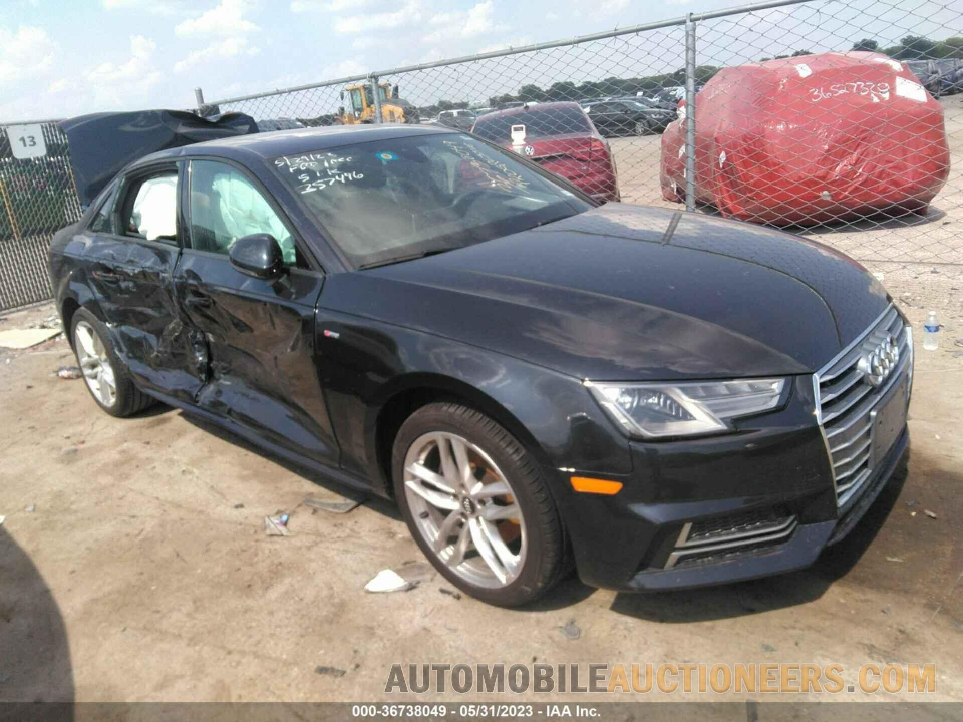 WAUKMAF4XHN057198 AUDI A4 2017