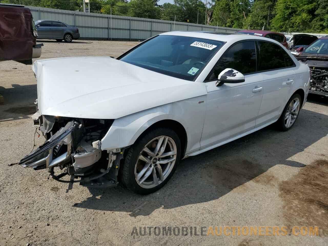 WAUKMAF4XHN058870 AUDI A4 2017