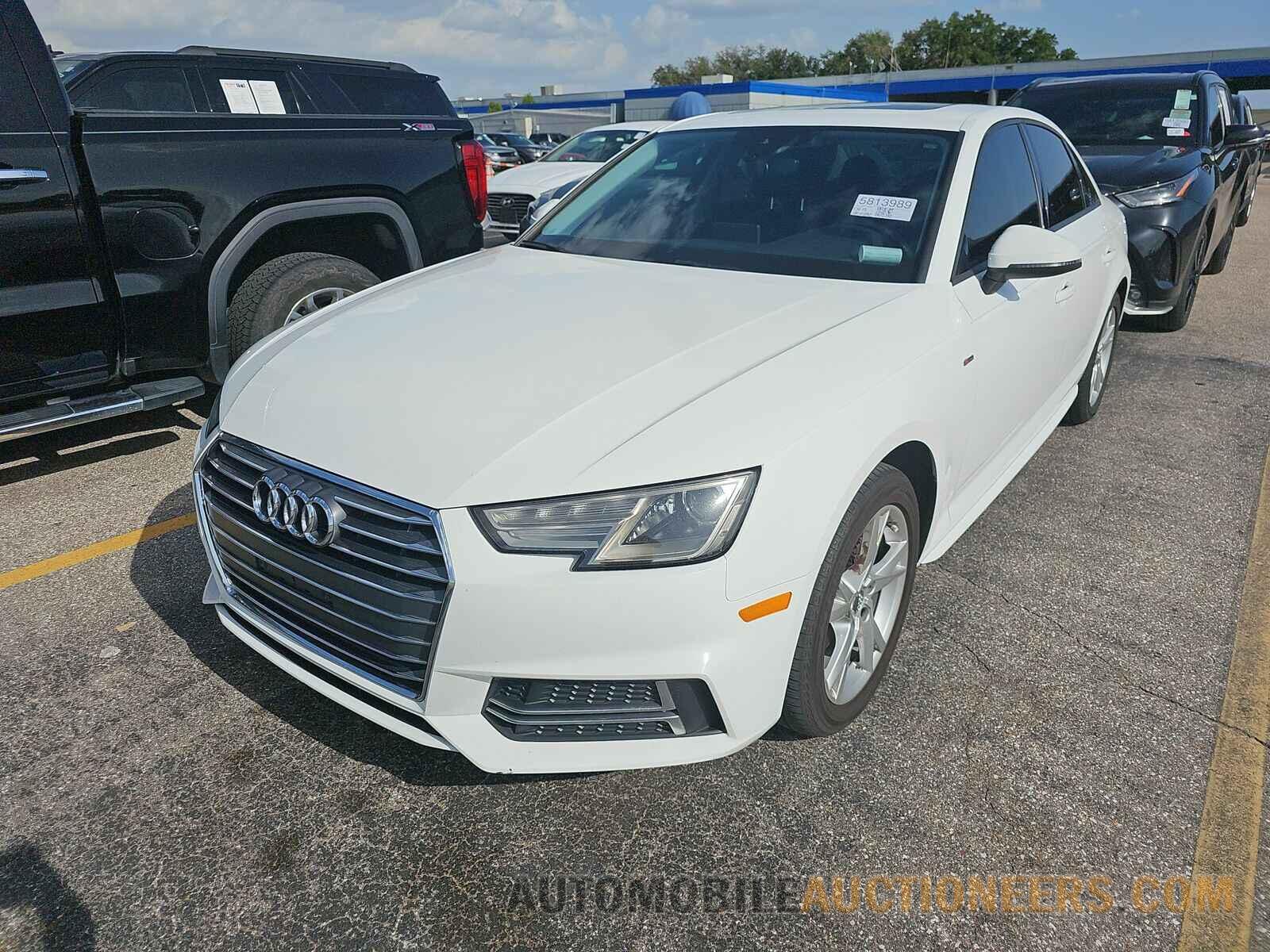 WAUKMAF4XJA016244 Audi A4 Sedan 2018