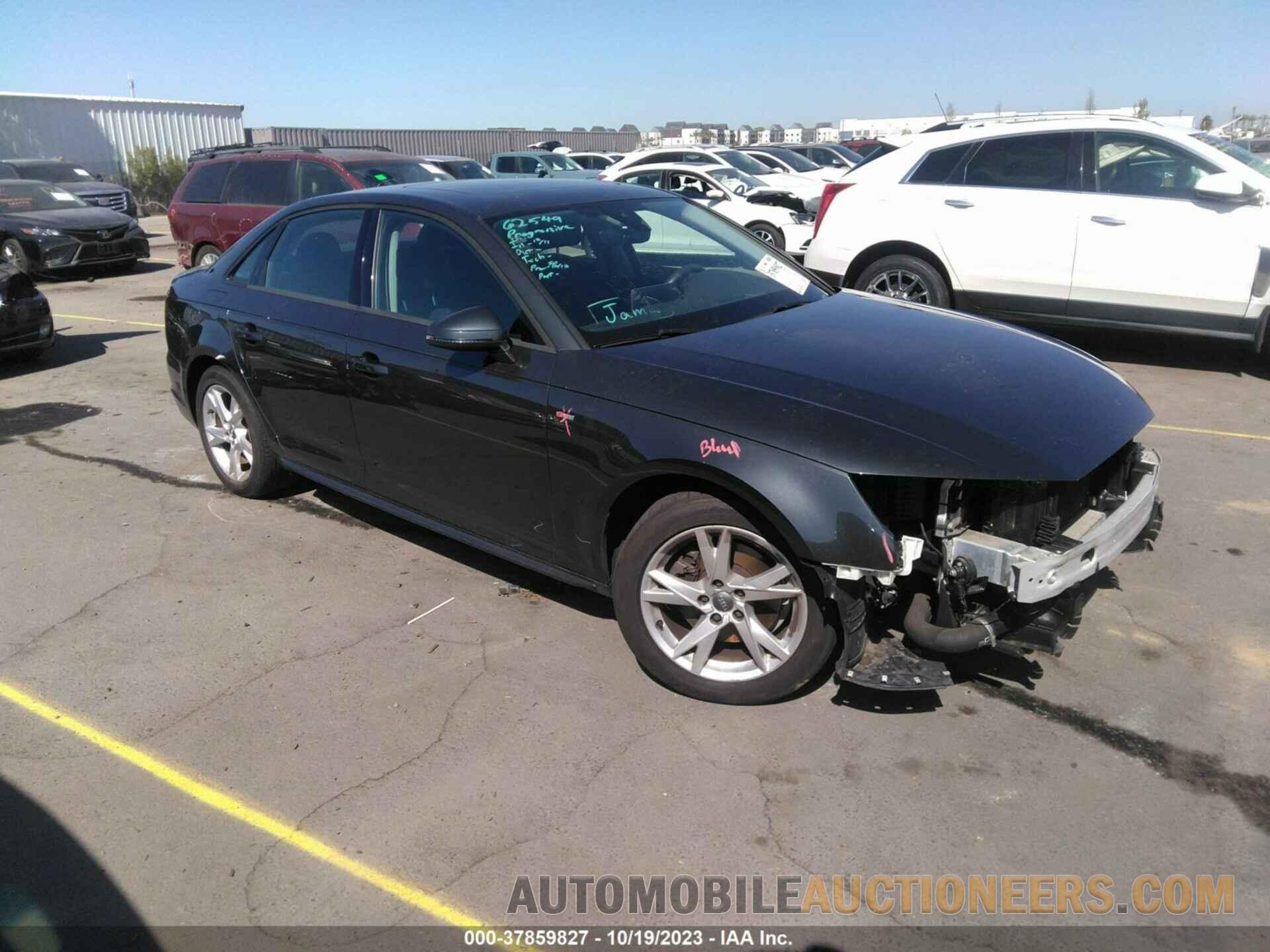 WAUKMAF4XJA210854 AUDI A4 2018