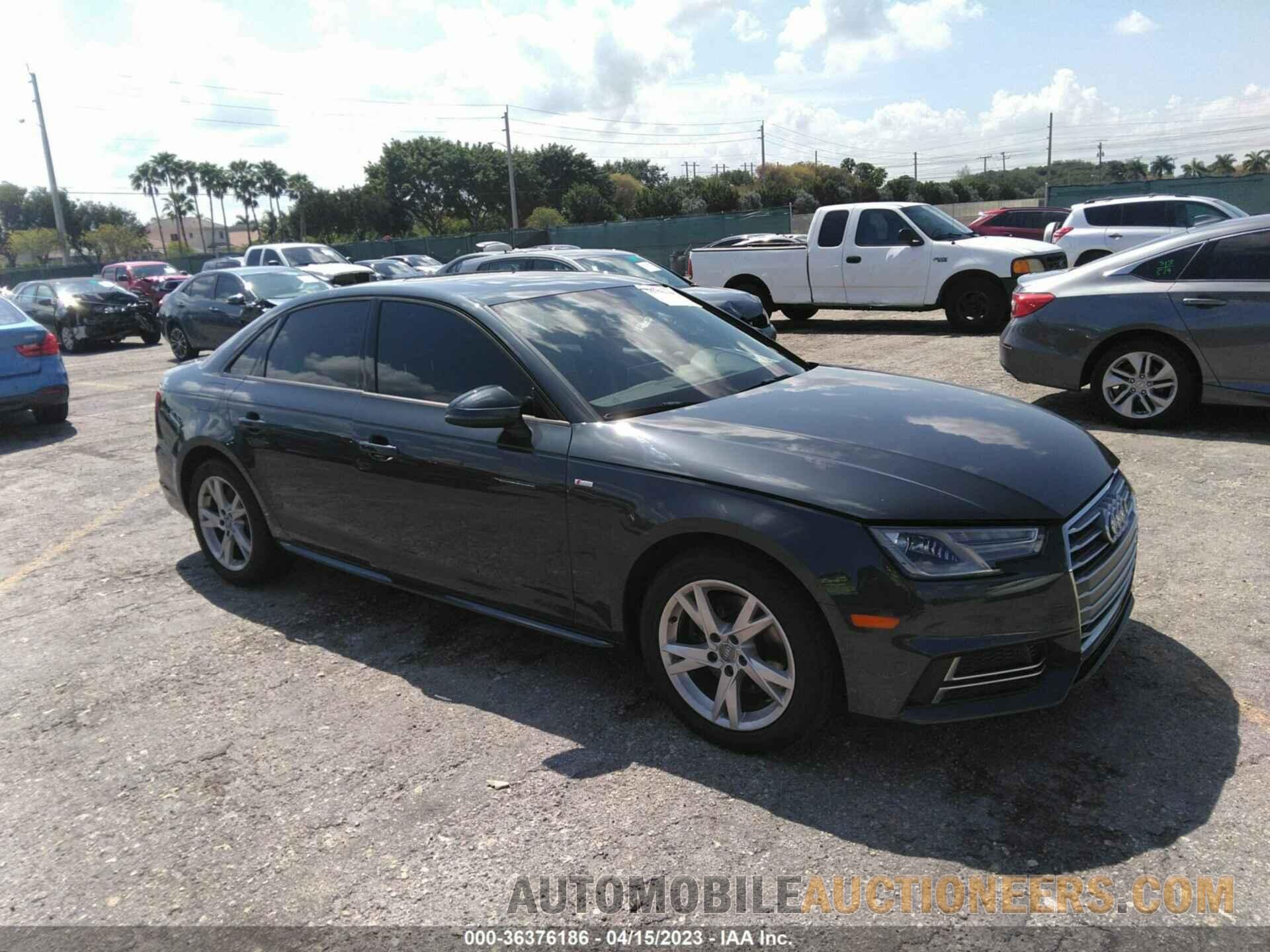 WAUKMAF4XJN020304 AUDI A4 2018