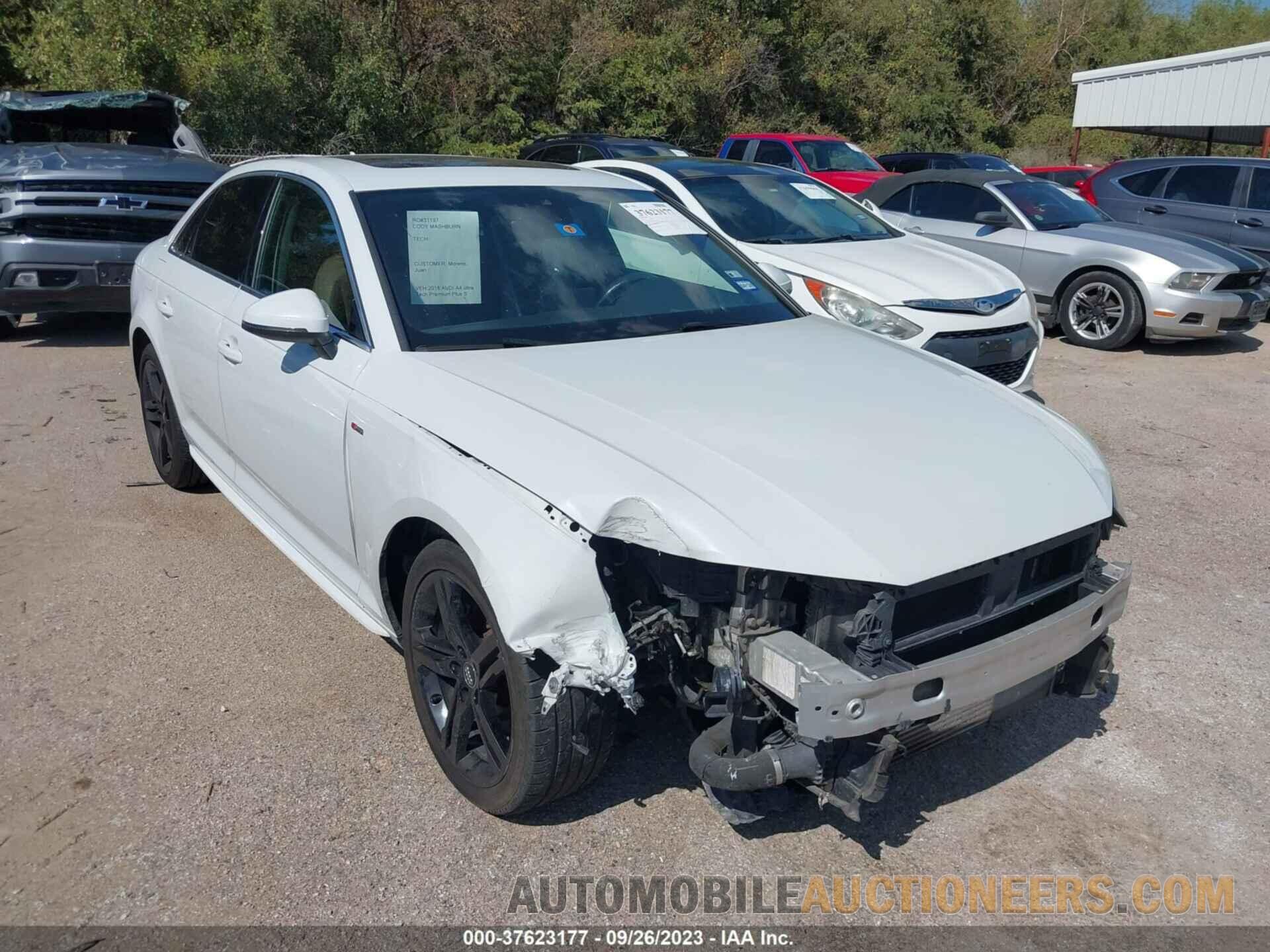 WAULMAF40JA146733 AUDI A4 2018