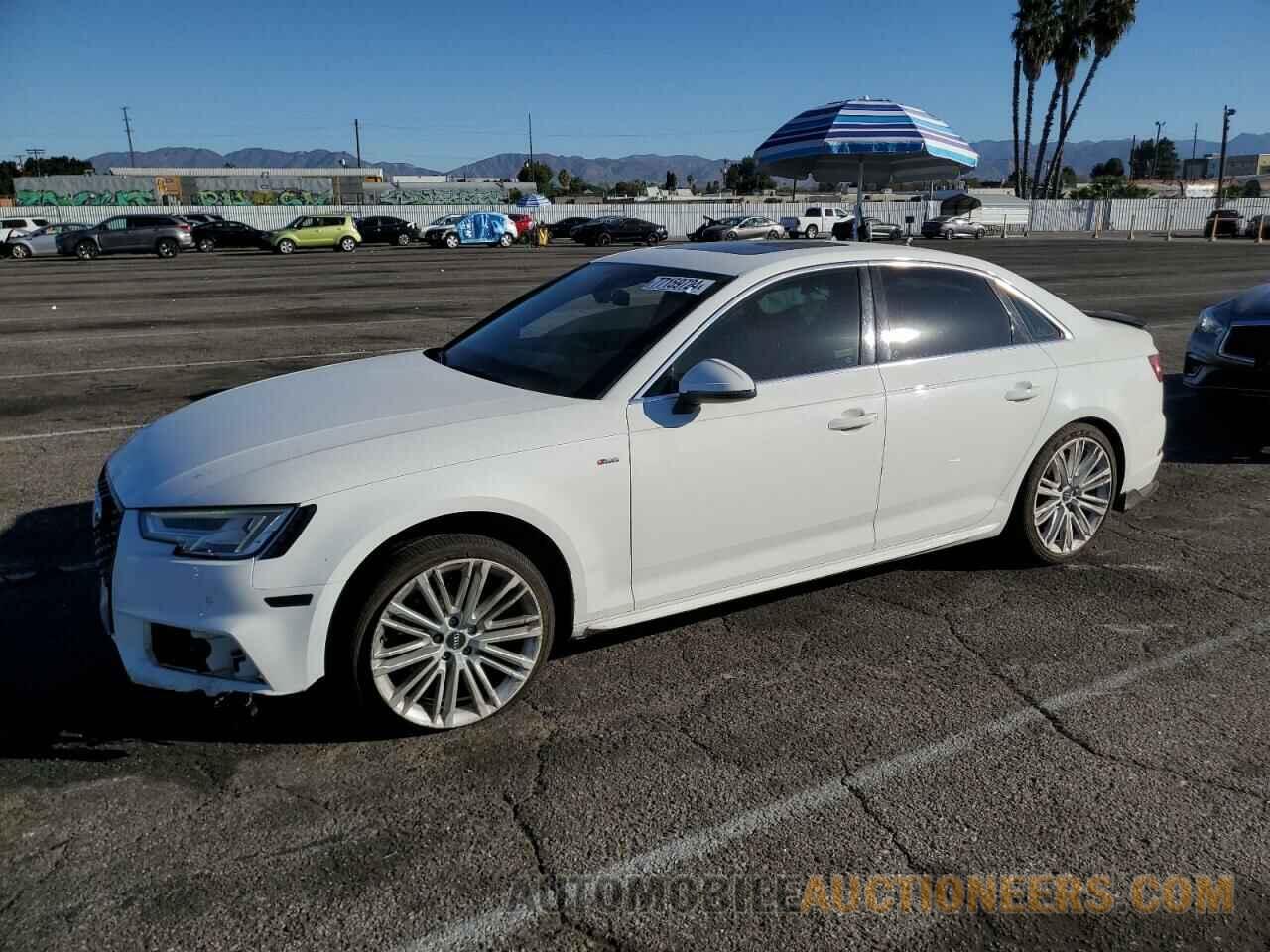 WAULMAF41JA132906 AUDI A4 2018