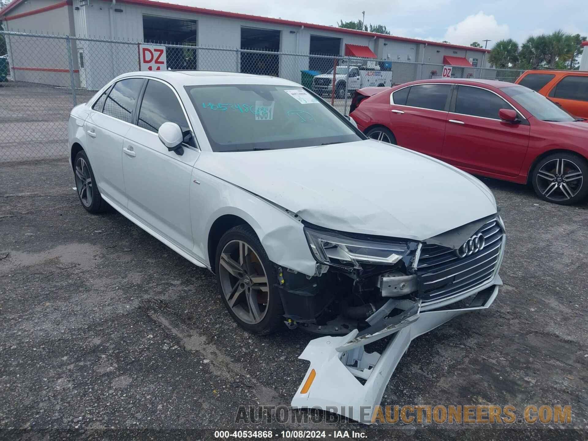 WAULMAF41JN009535 AUDI A4 2018