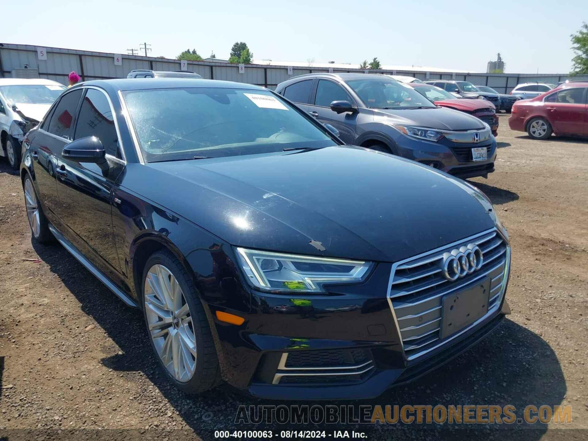 WAULMAF42JA119663 AUDI A4 2018