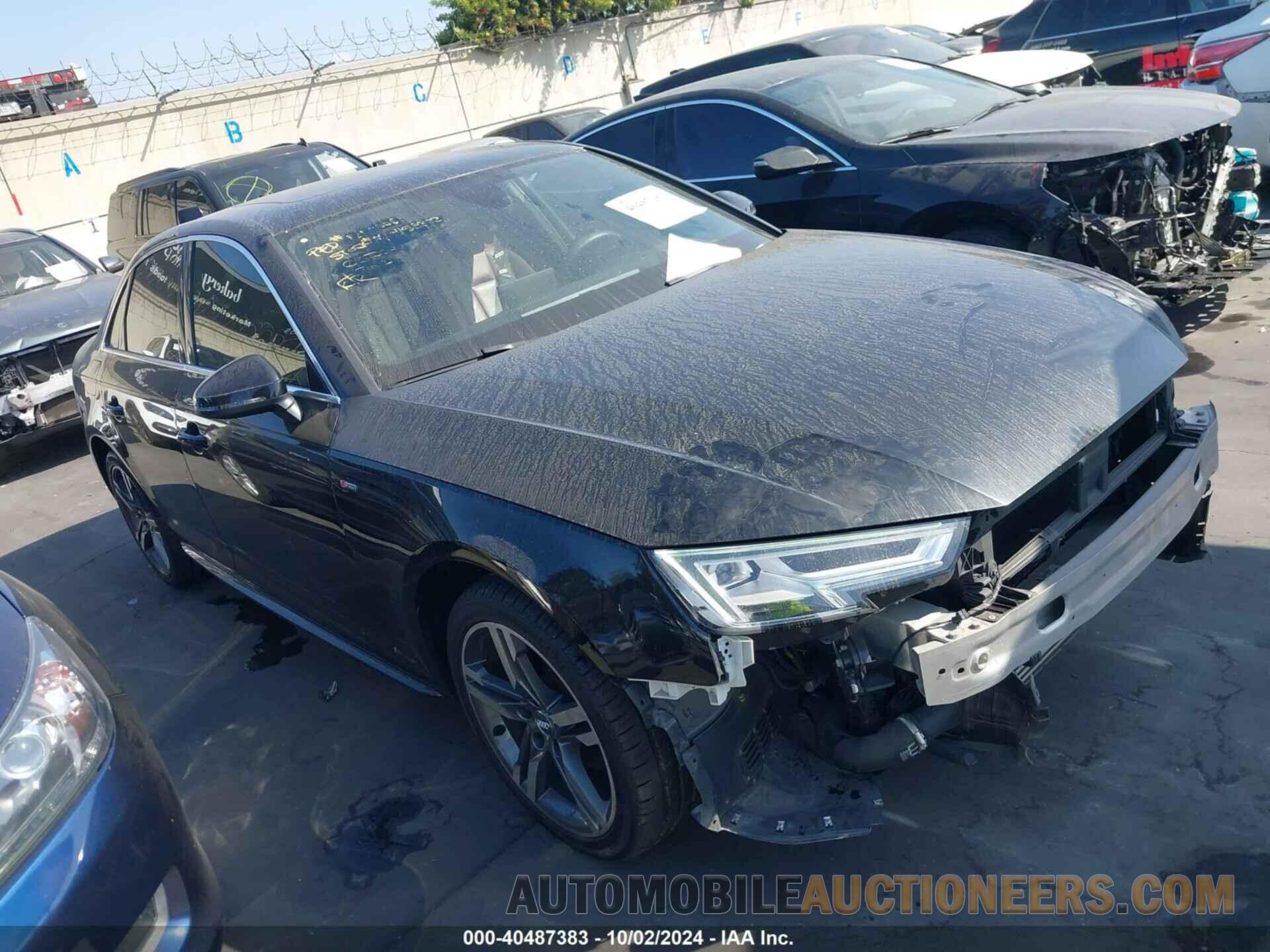 WAULMAF45JN007982 AUDI A4 2018