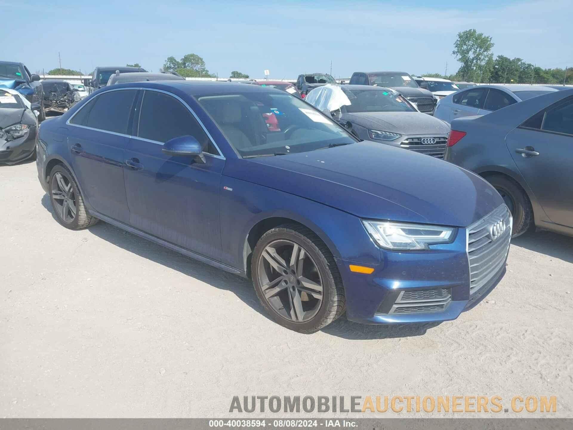 WAULMAF47JN002184 AUDI A4 2018