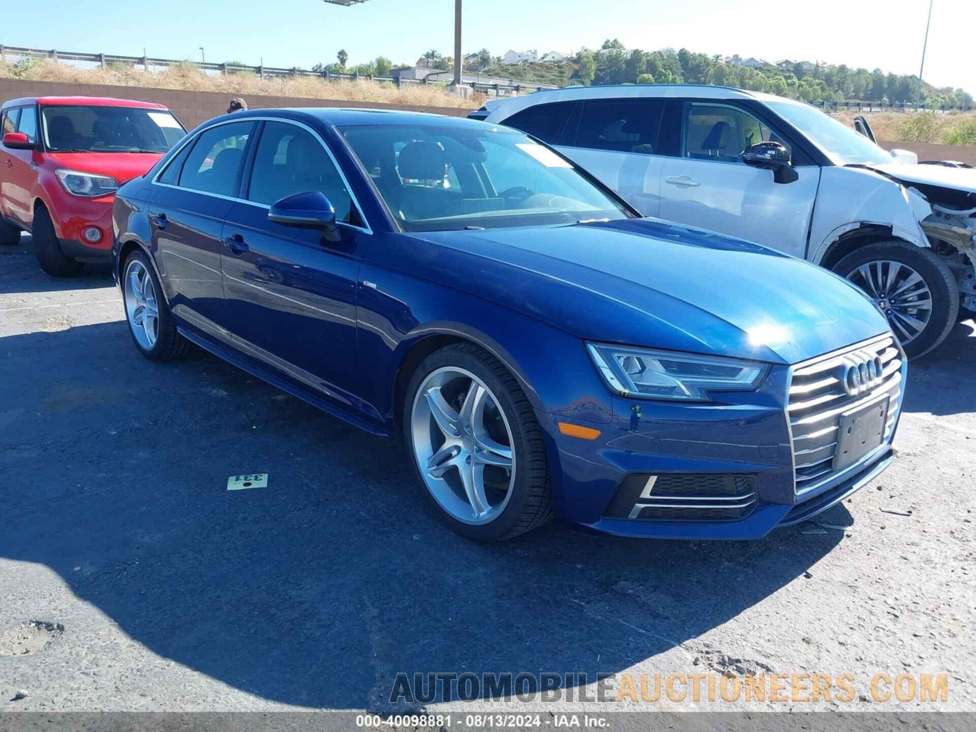 WAULMAF48JN011170 AUDI A4 2018