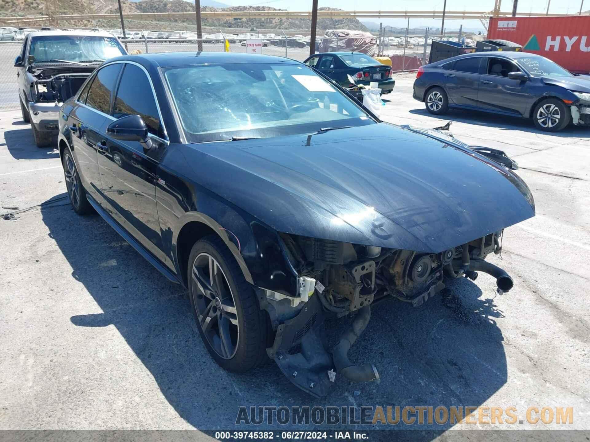 WAULMAF4XJA216156 AUDI A4 2018