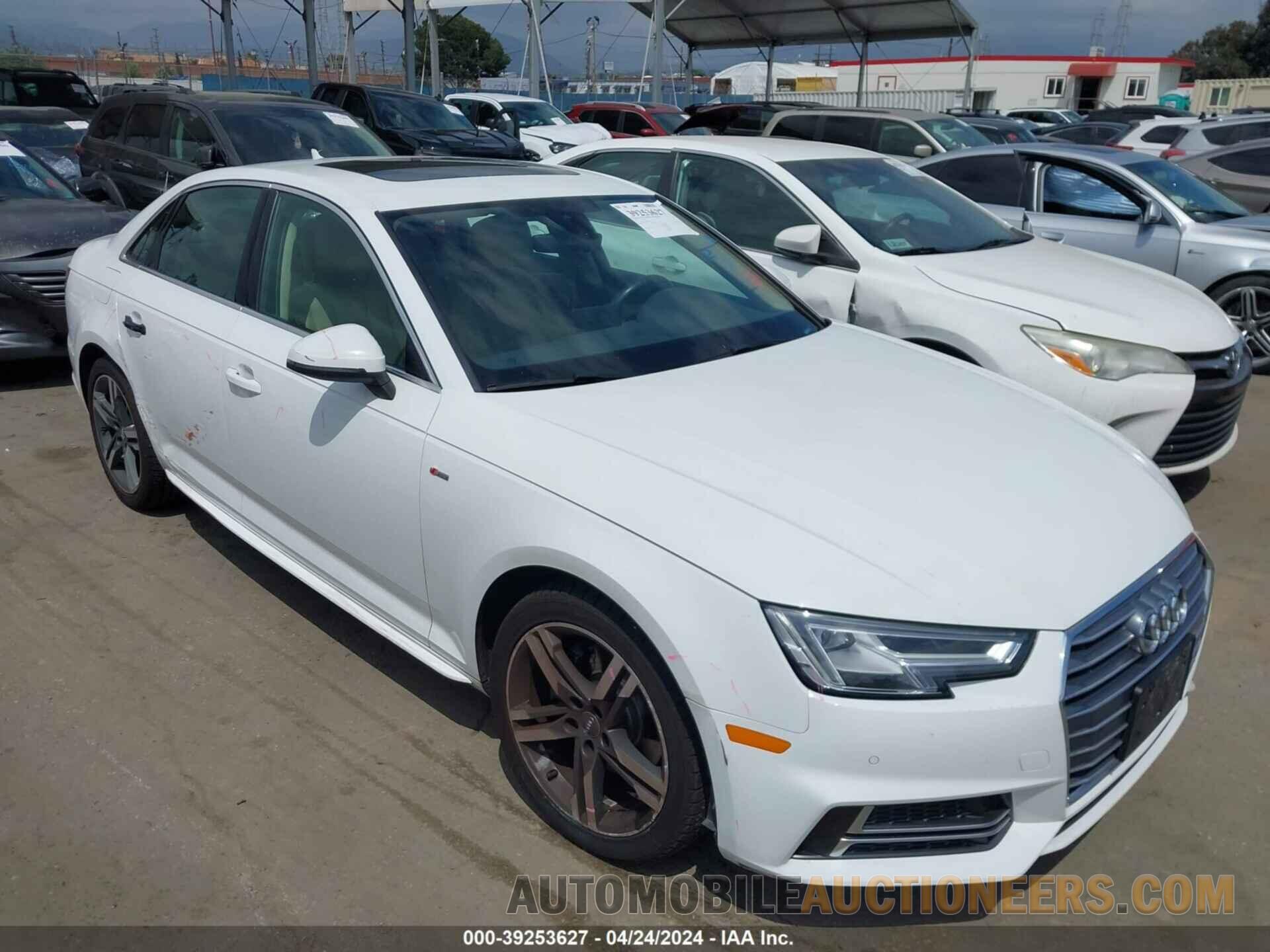 WAULMAF4XJN007766 AUDI A4 2018