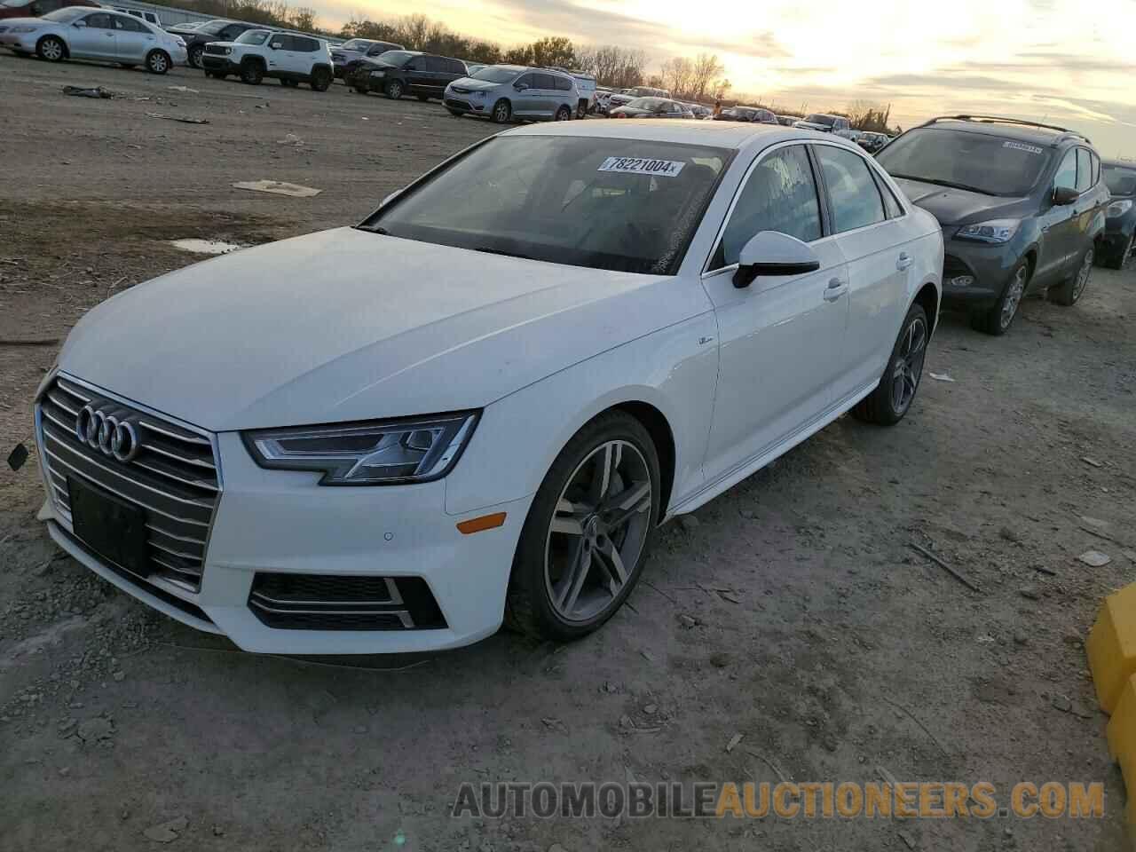 WAULNAF49HN044735 AUDI A4 2017