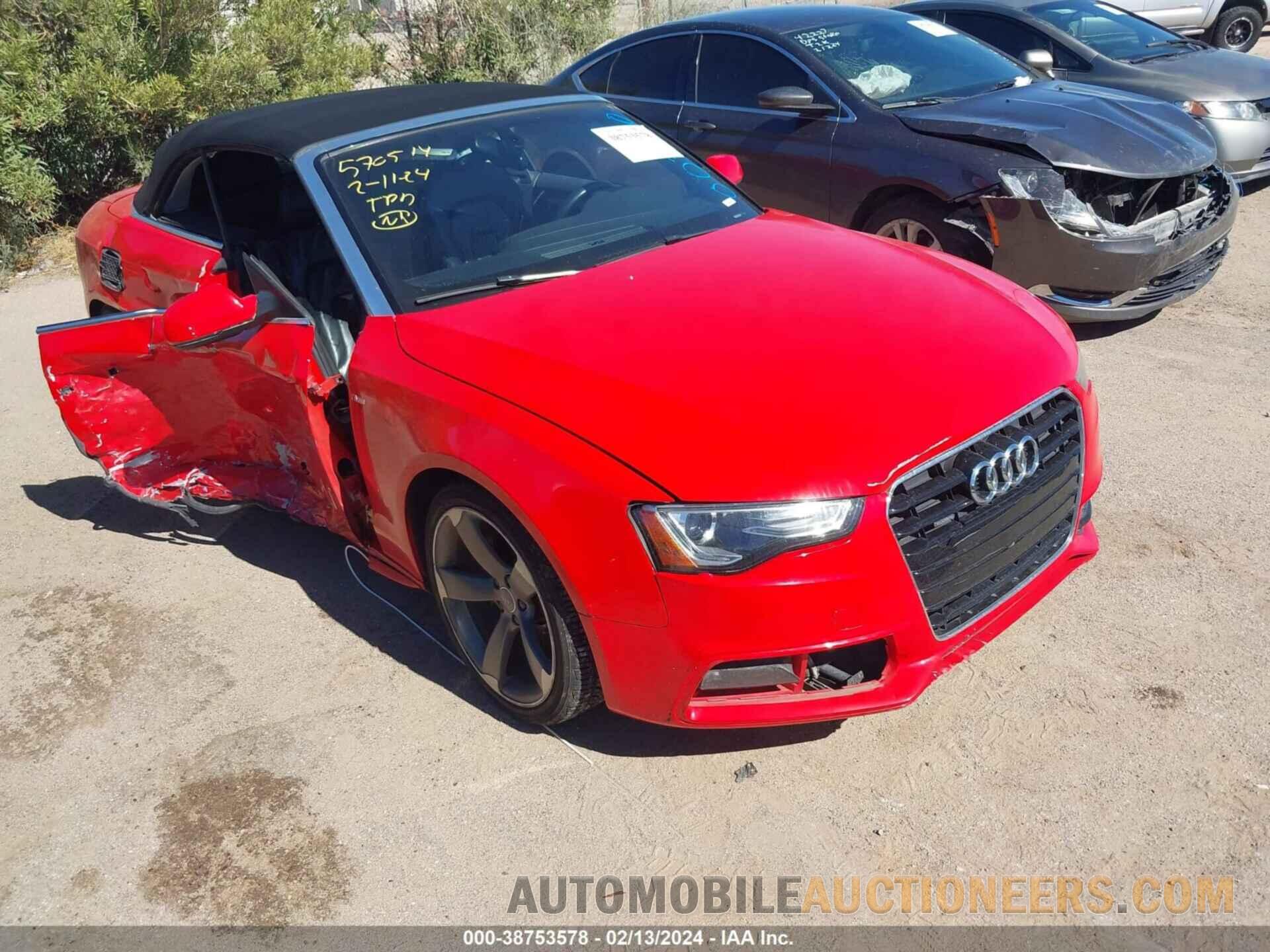 WAUM2AFH3GN003340 AUDI A5 2016