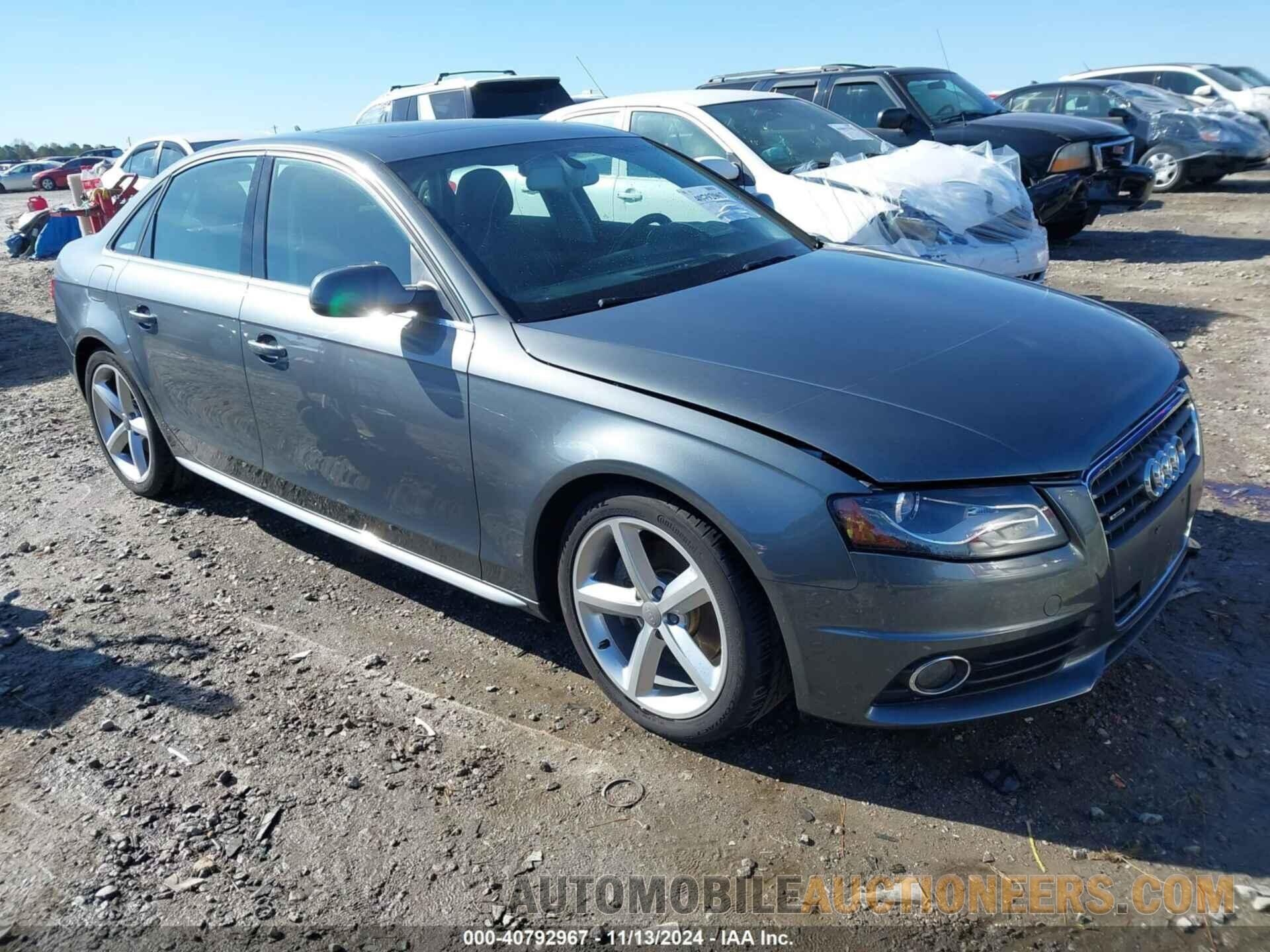 WAUMFAFL2CN013327 AUDI A4 2012