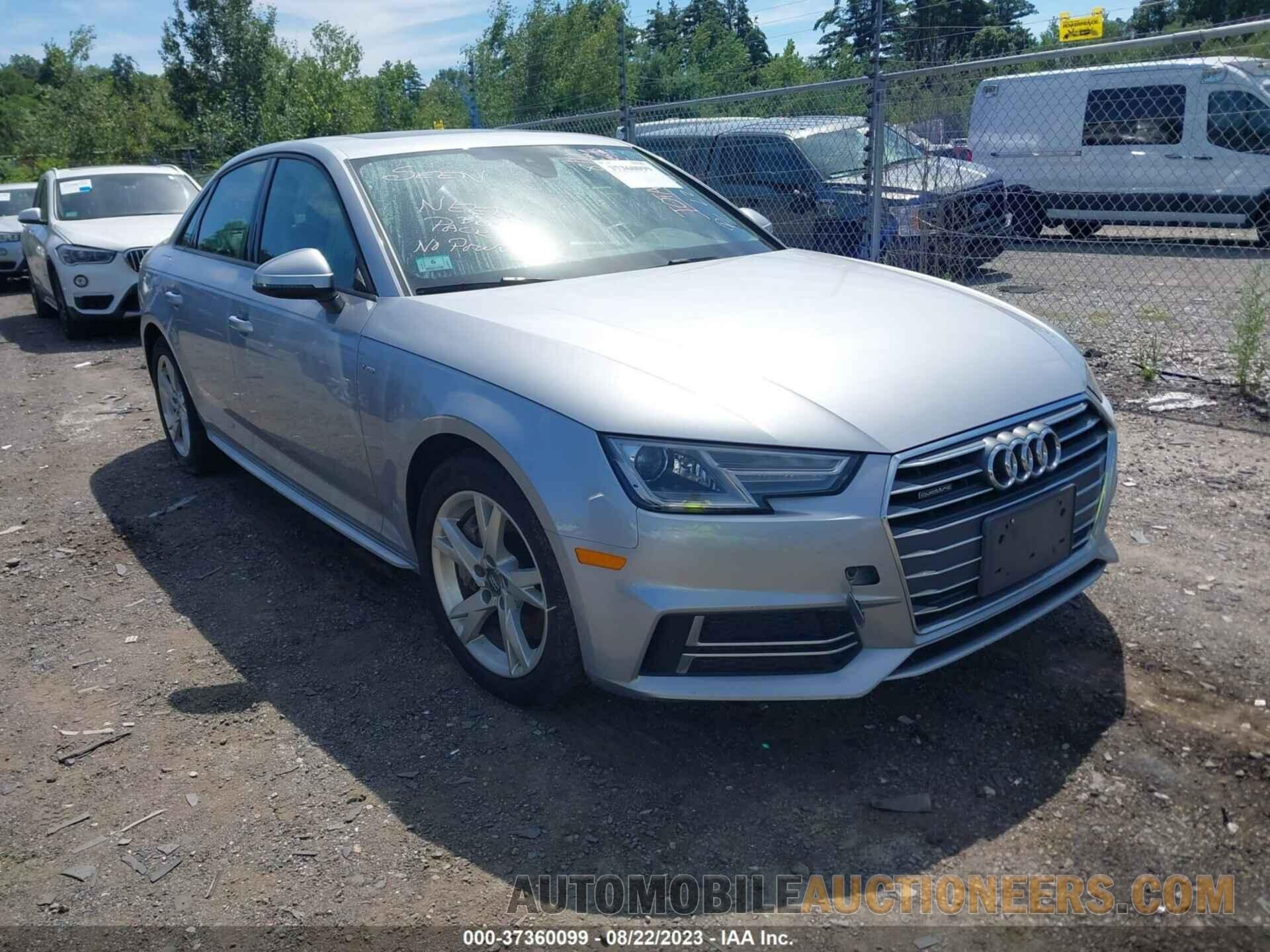 WAUNNAF47JA141423 AUDI A4 2018