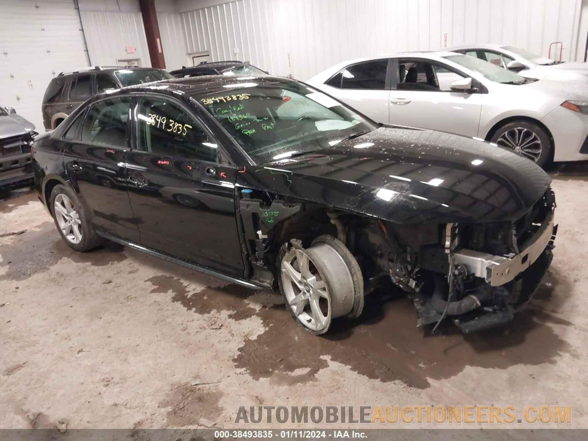 WAUNNAF4XJA082478 AUDI A4 2018