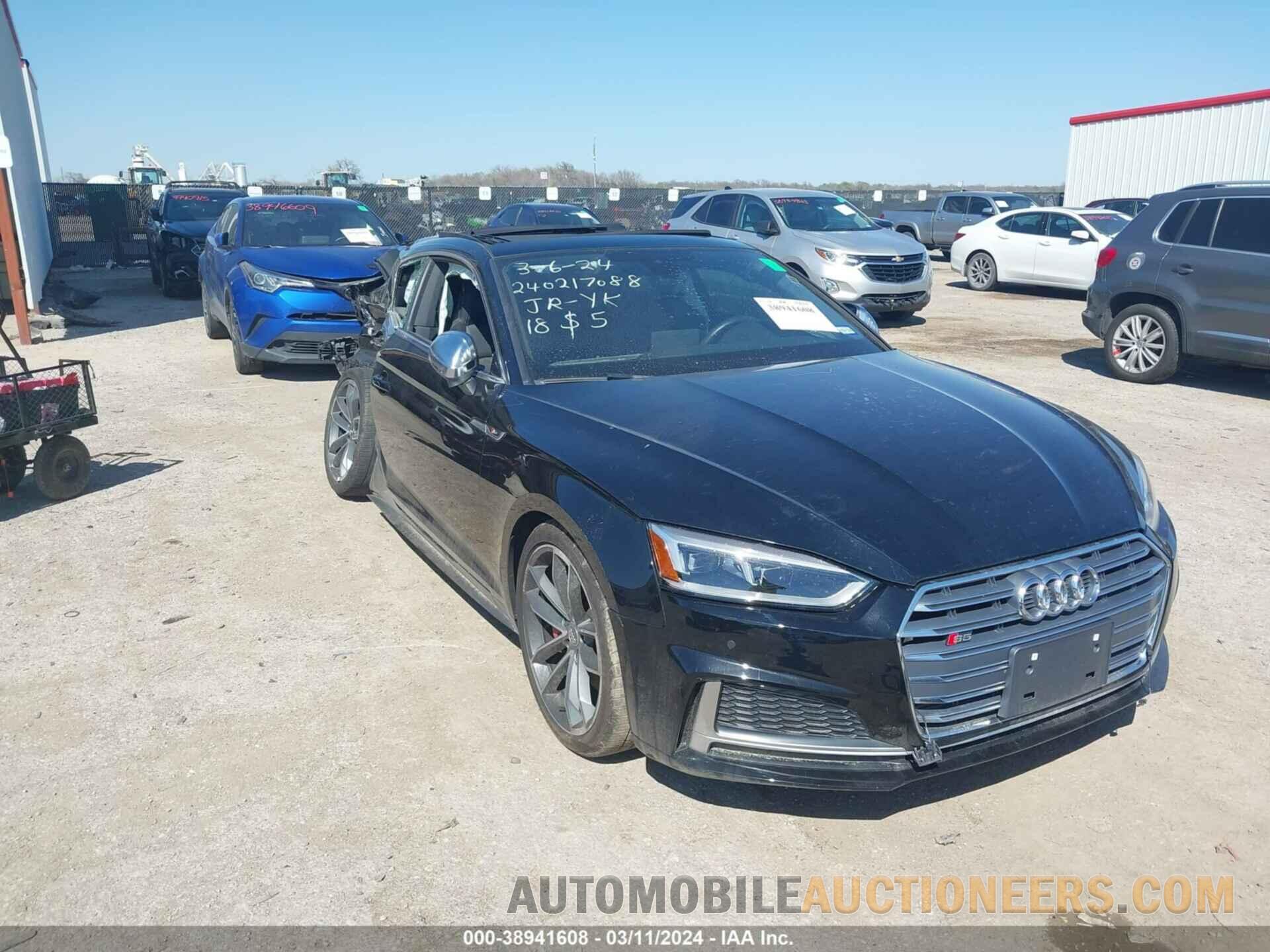 WAUP4AF5XJA022446 AUDI S5 2018