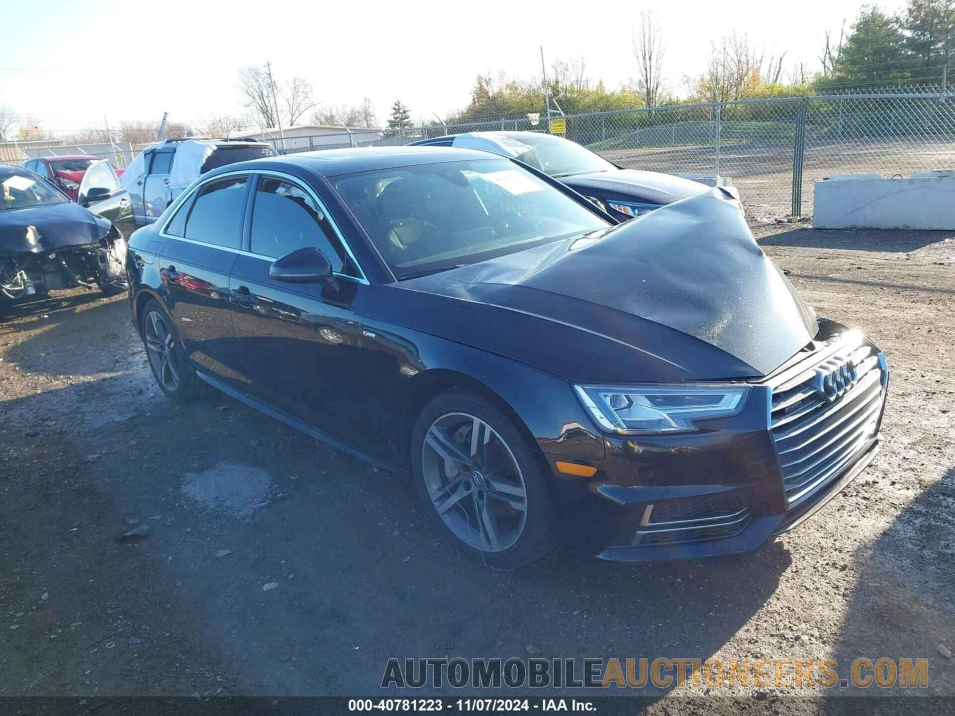 WAUPNAF40JA207173 AUDI A4 2018