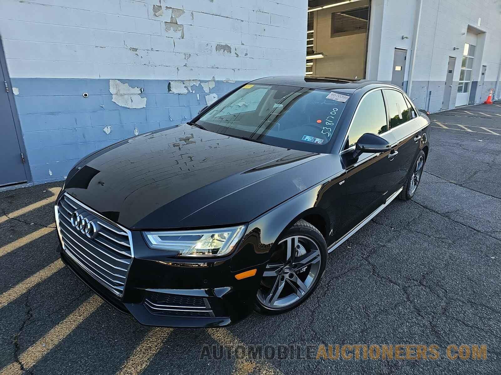 WAUPNAF46JA208165 Audi A4 Sedan 2018