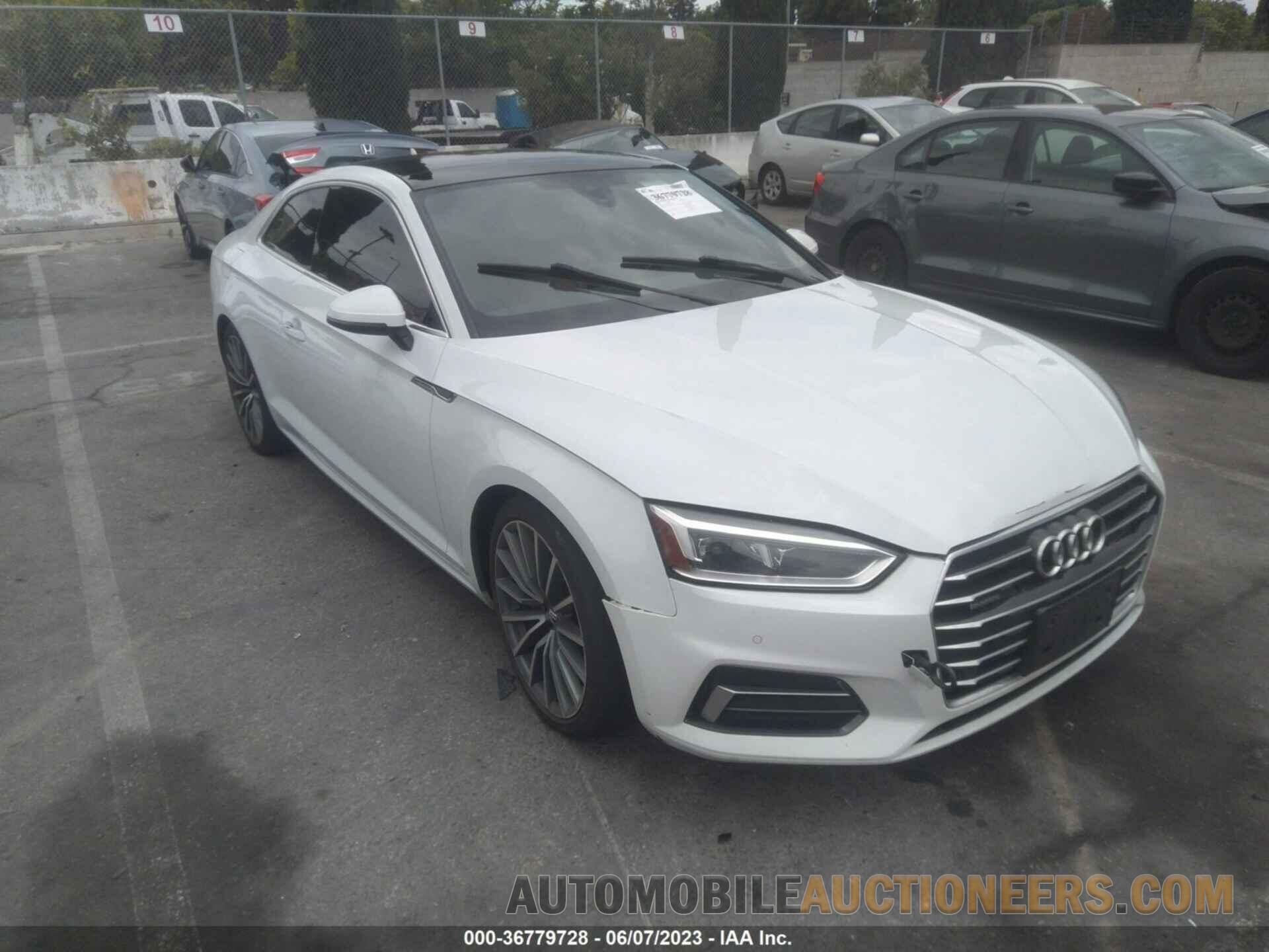 WAUPNAF54JA007485 AUDI A5 COUPE 2018