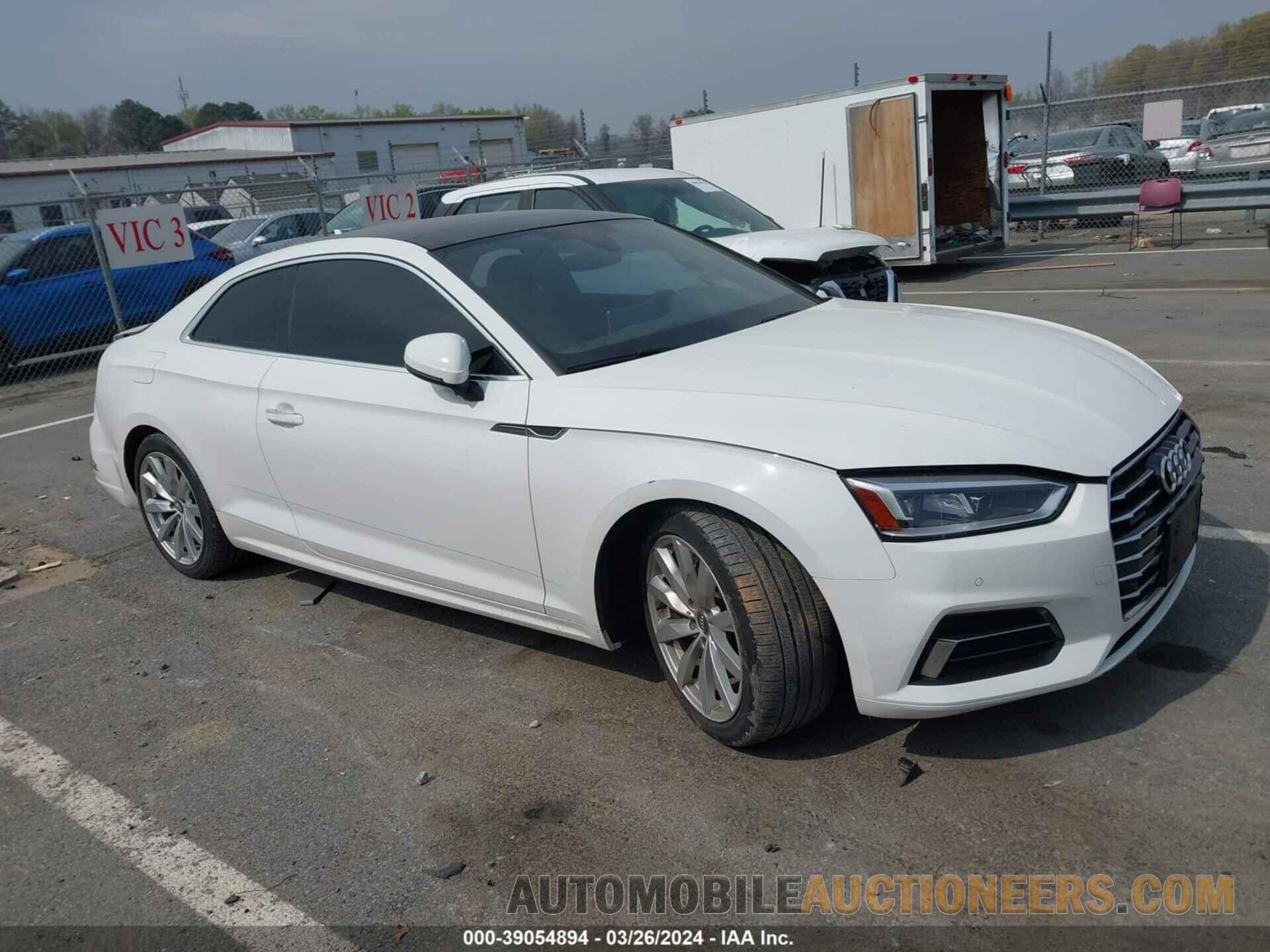 WAUPNAF59JA033807 AUDI A5 2018