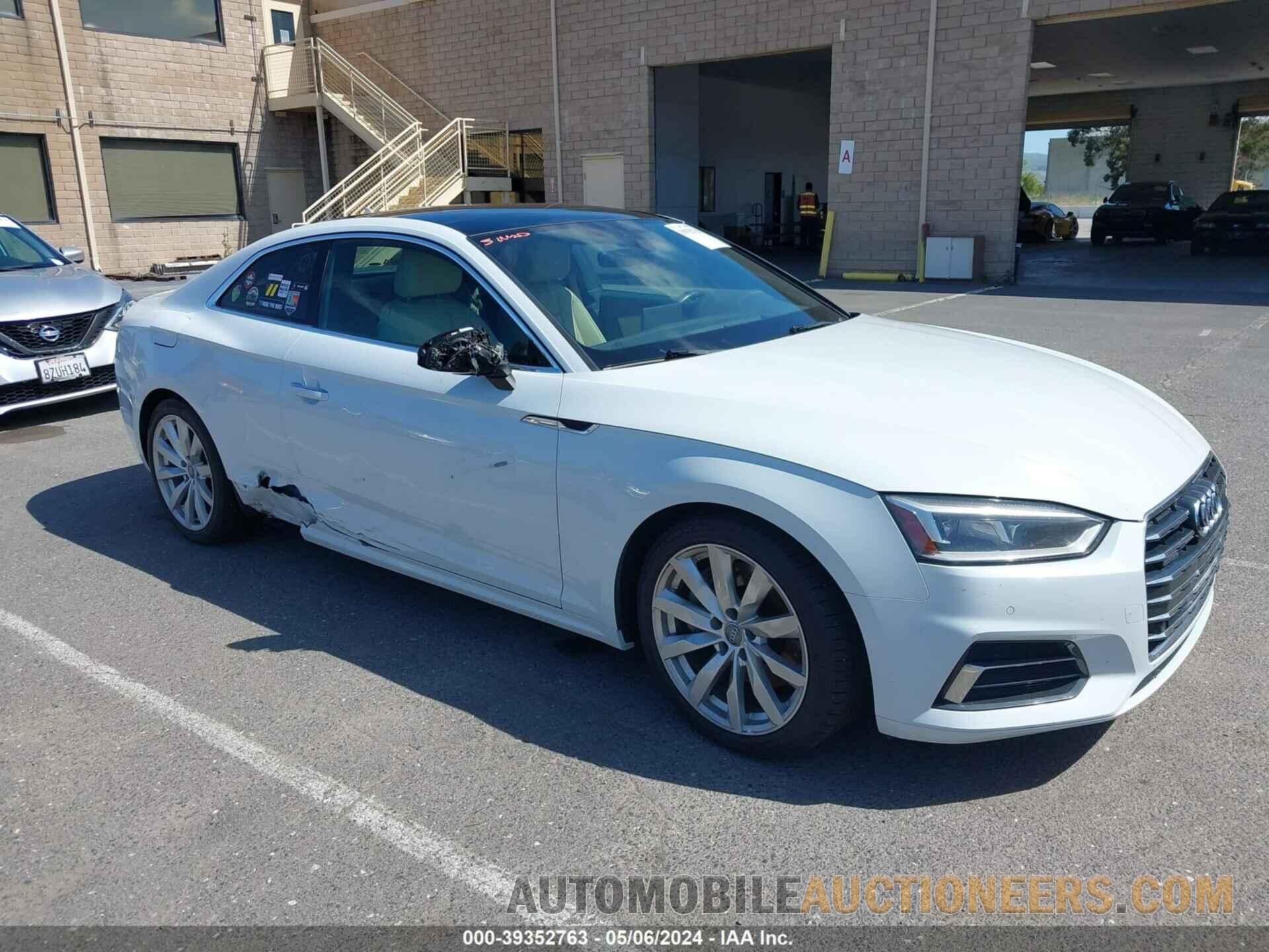 WAUPNAF5XJA004509 AUDI A5 2018