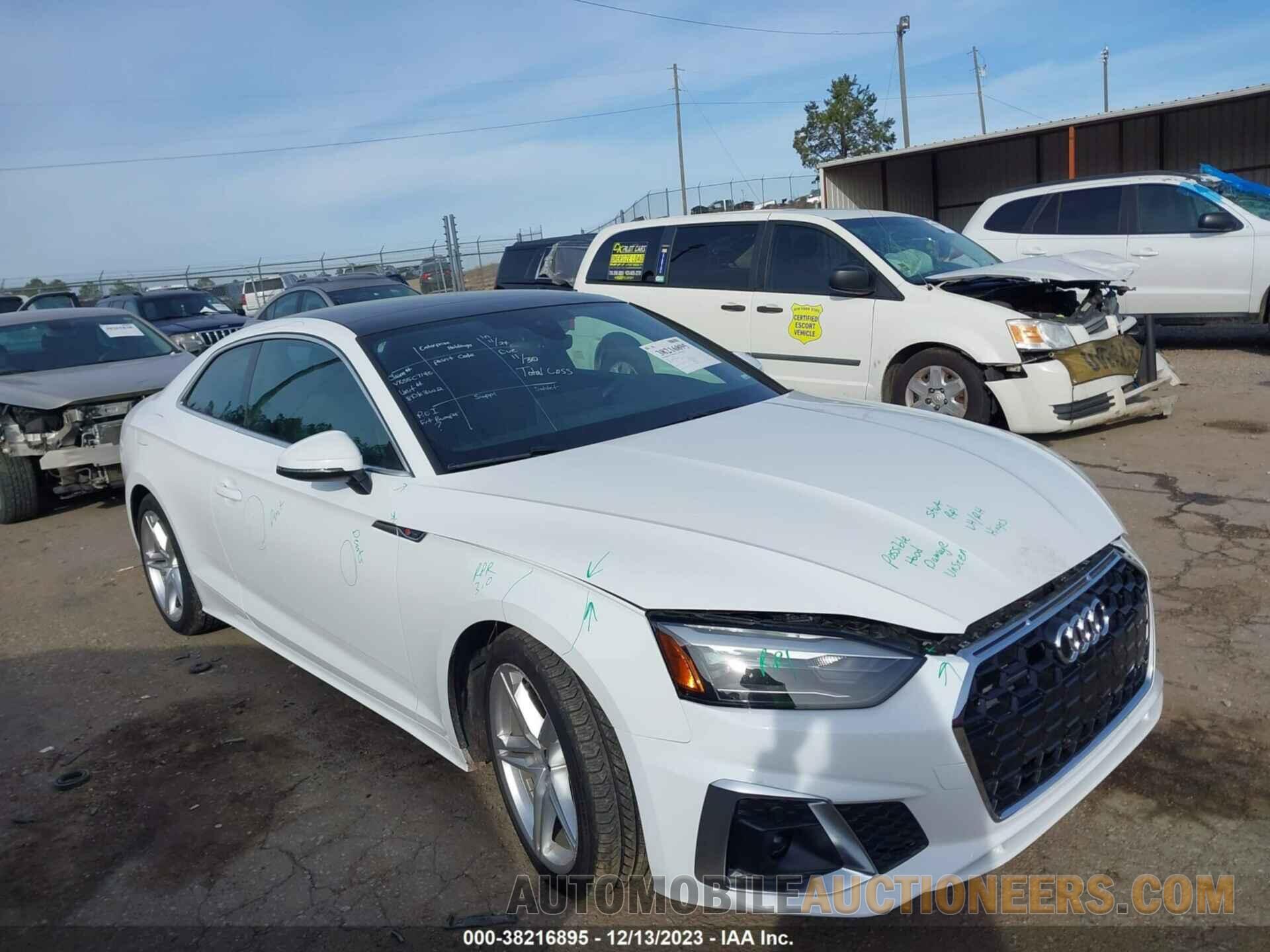 WAUSAAF55NA039857 AUDI A5 2022