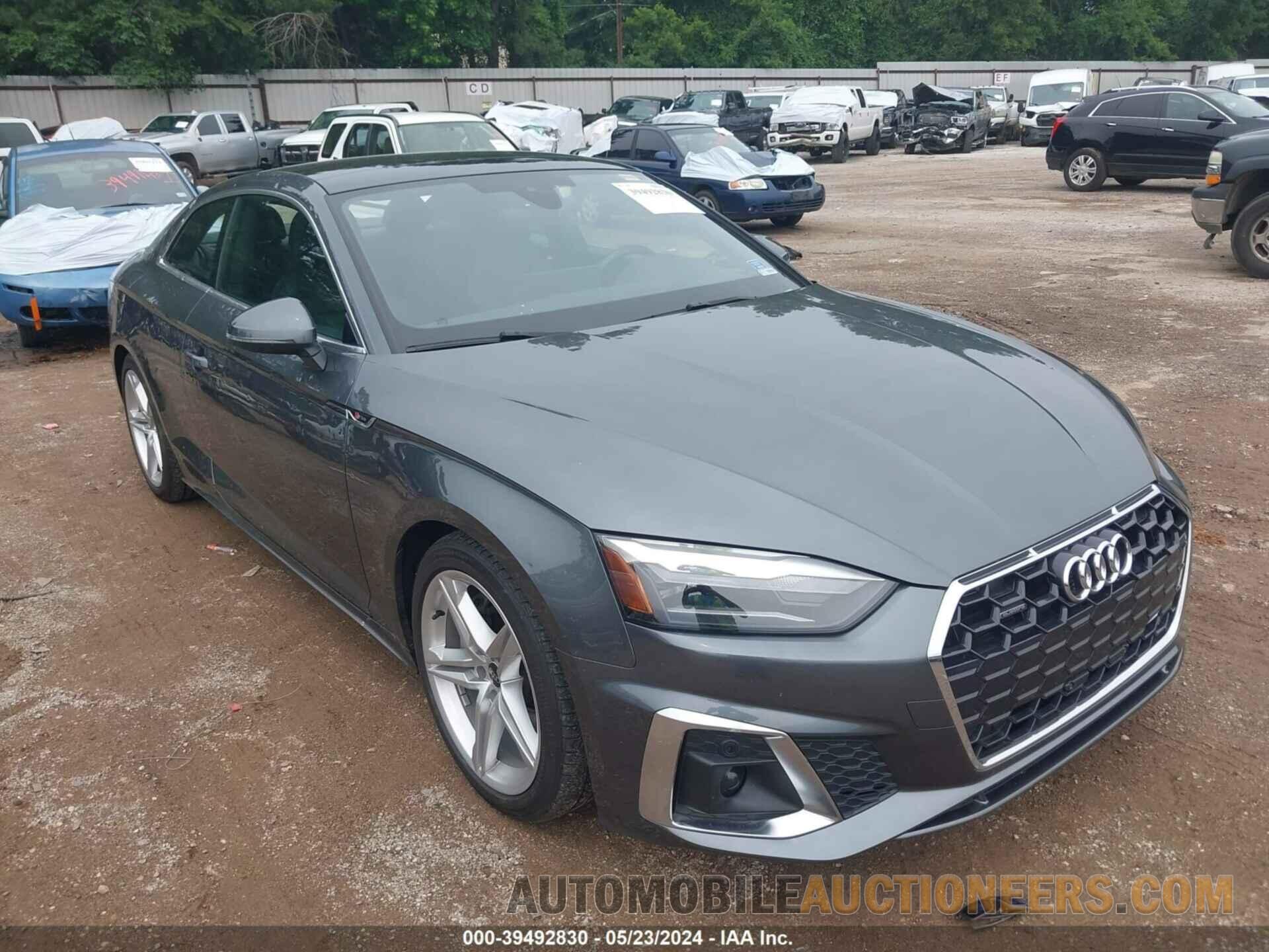 WAUSAAF5XNA026599 AUDI A5 2022