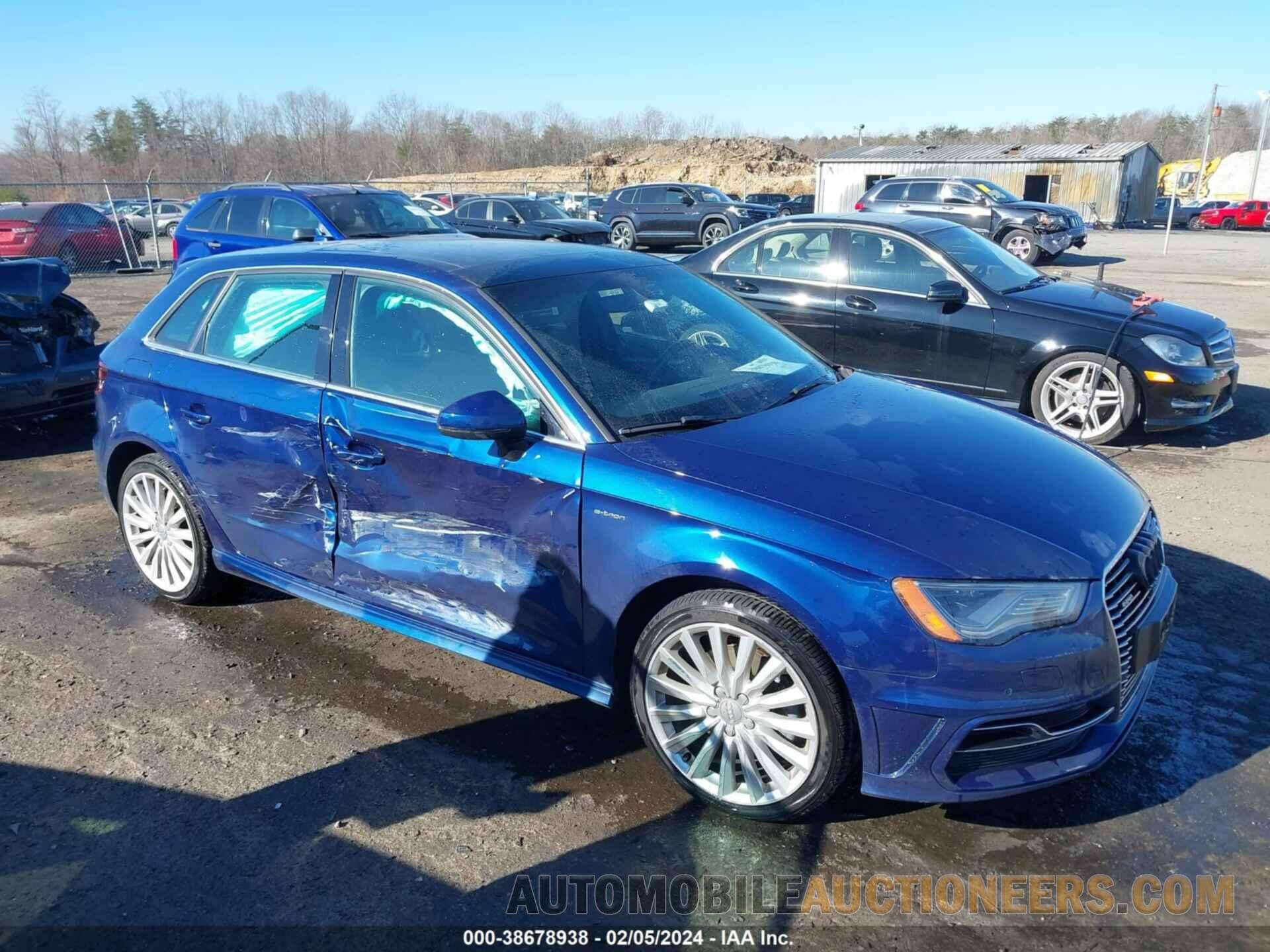 WAUTPBFF4GA050191 AUDI A3 E-TRON 2016