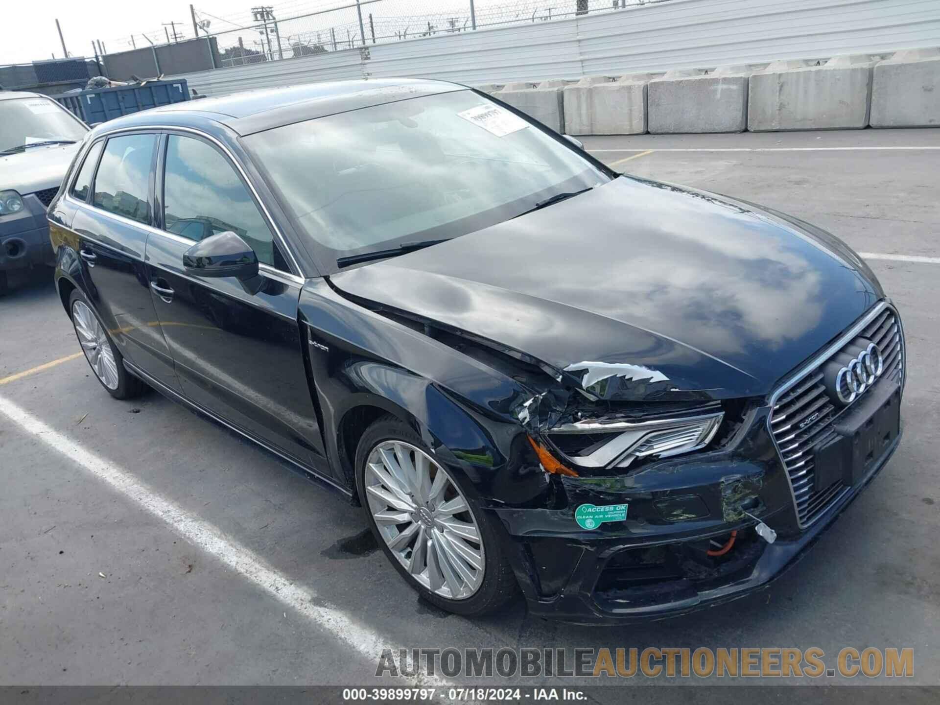 WAUTPBFF4GA112558 AUDI A3 E-TRON 2016