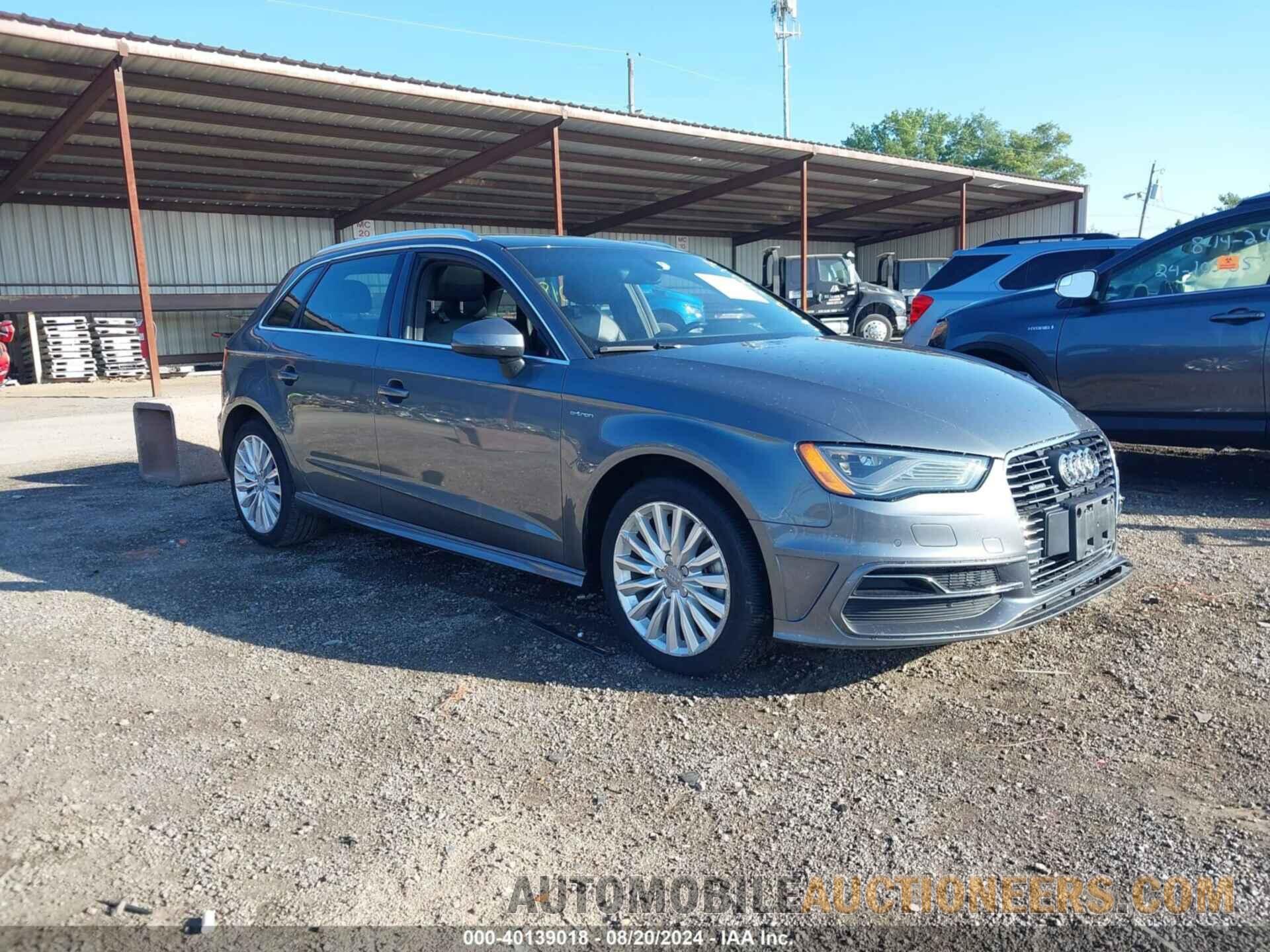 WAUTPBFF7GA095190 AUDI A3 E-TRON 2016