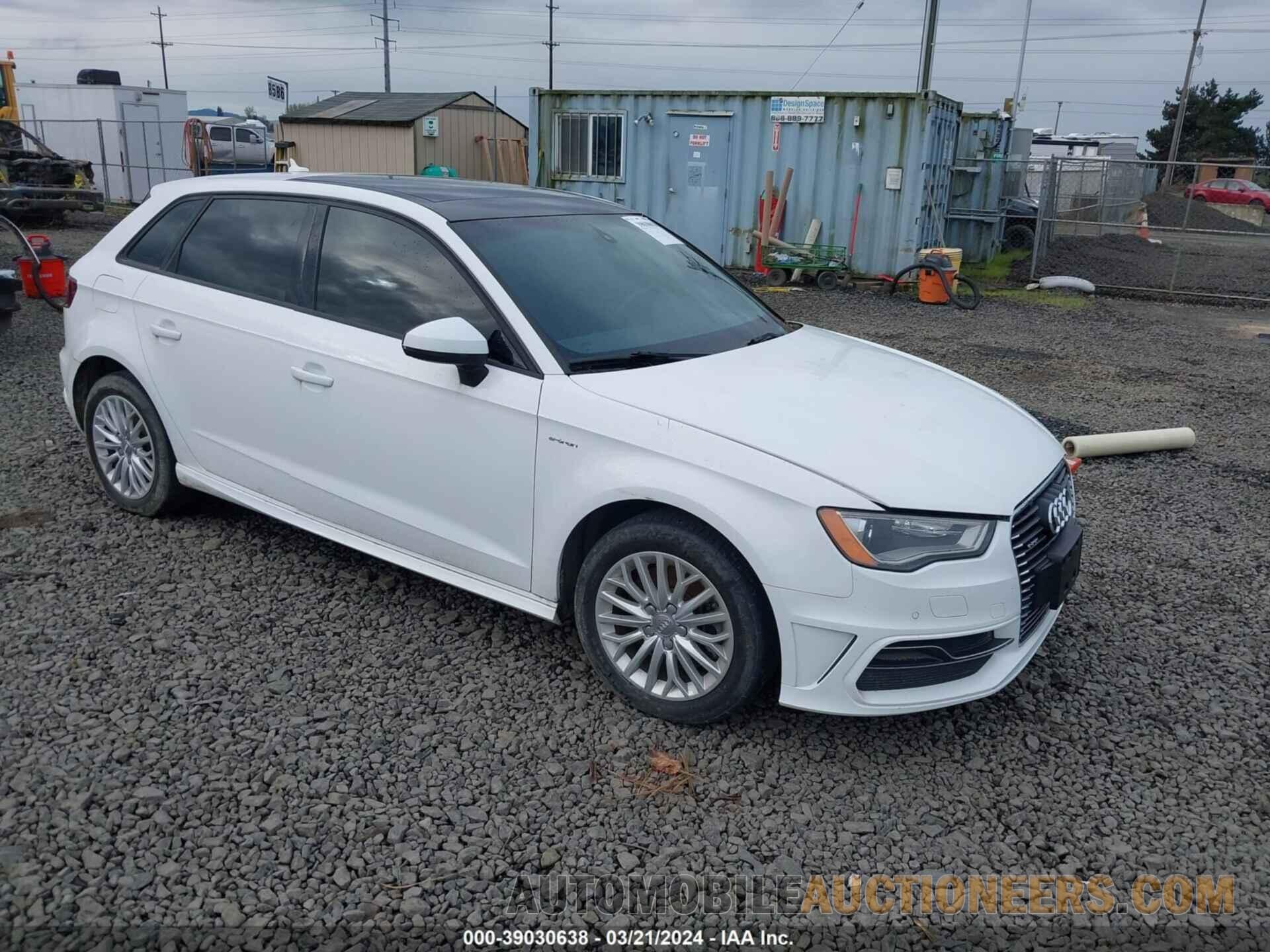 WAUVPBFF4GA093552 AUDI A3 E-TRON 2016