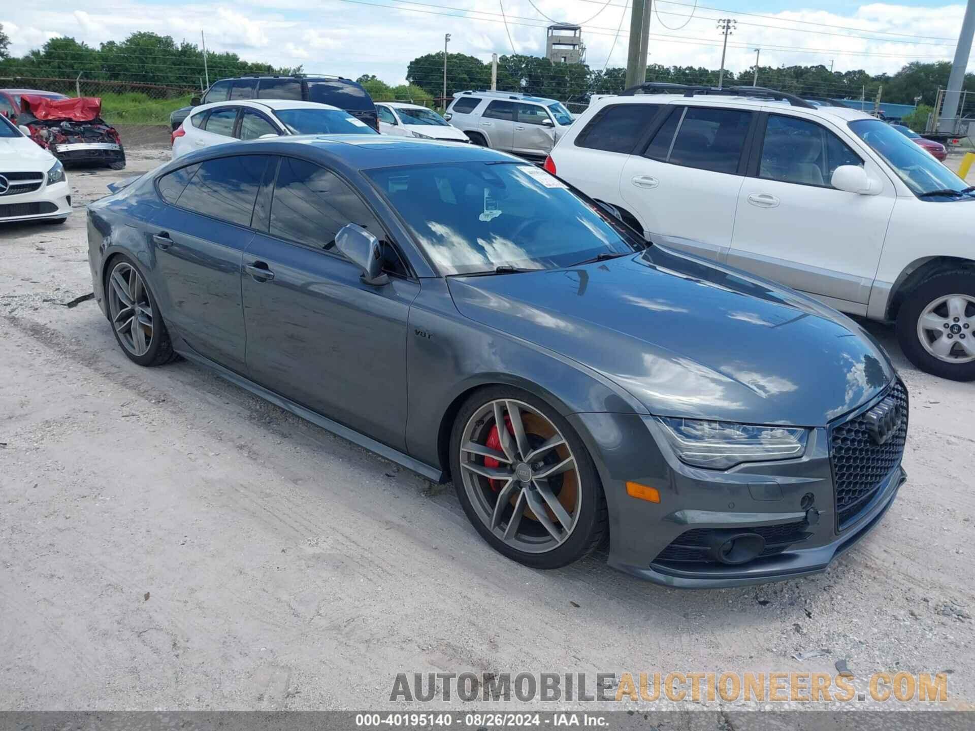 WAUWFAFC4HN124106 AUDI S7 2017