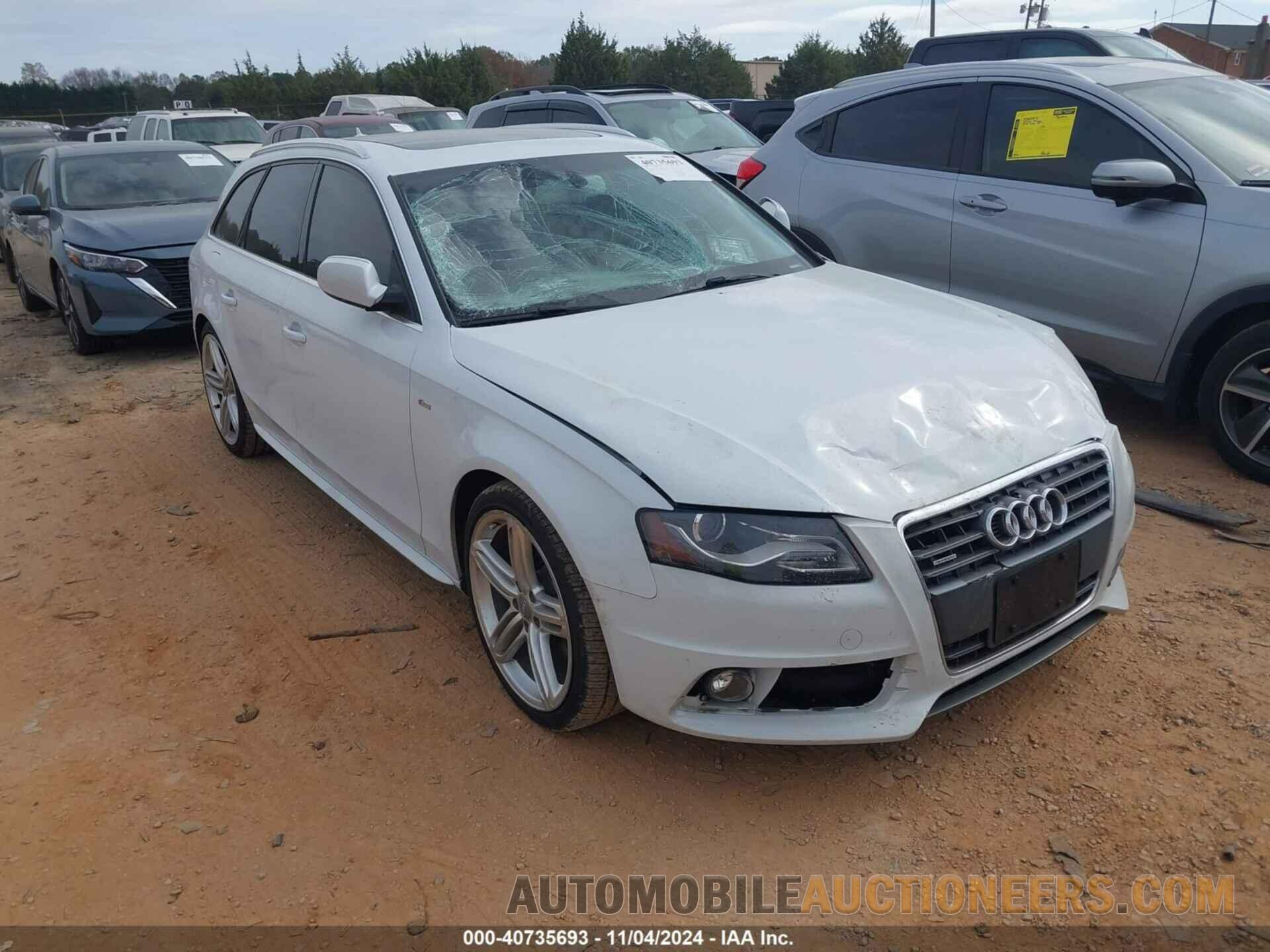 WAUWFAFL1CA112270 AUDI A4 2012