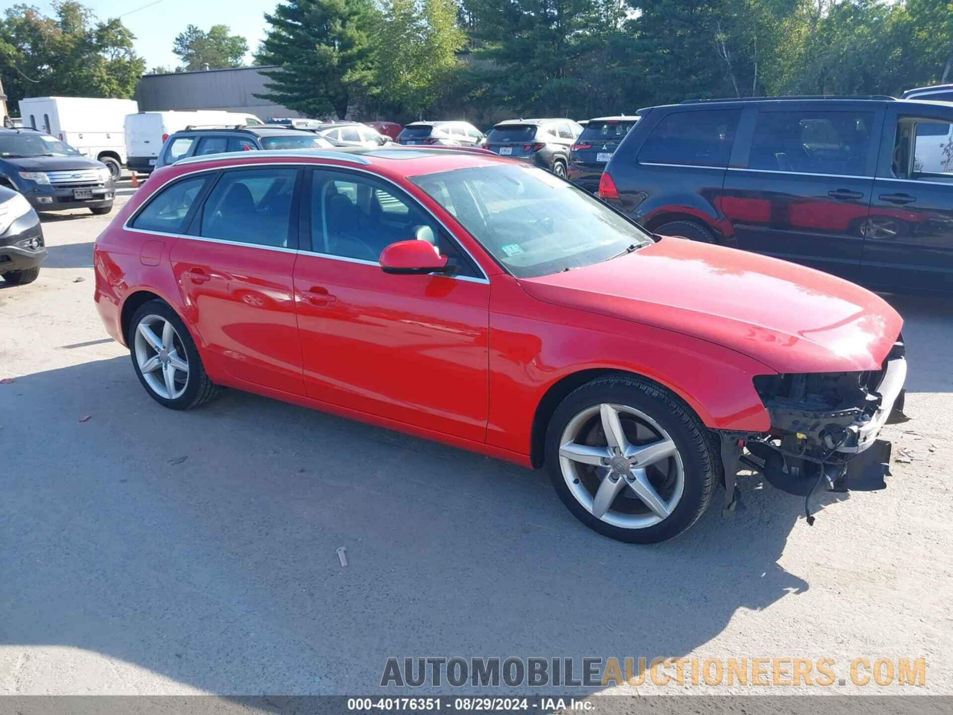 WAUWFAFL4BA013022 AUDI A4 2011