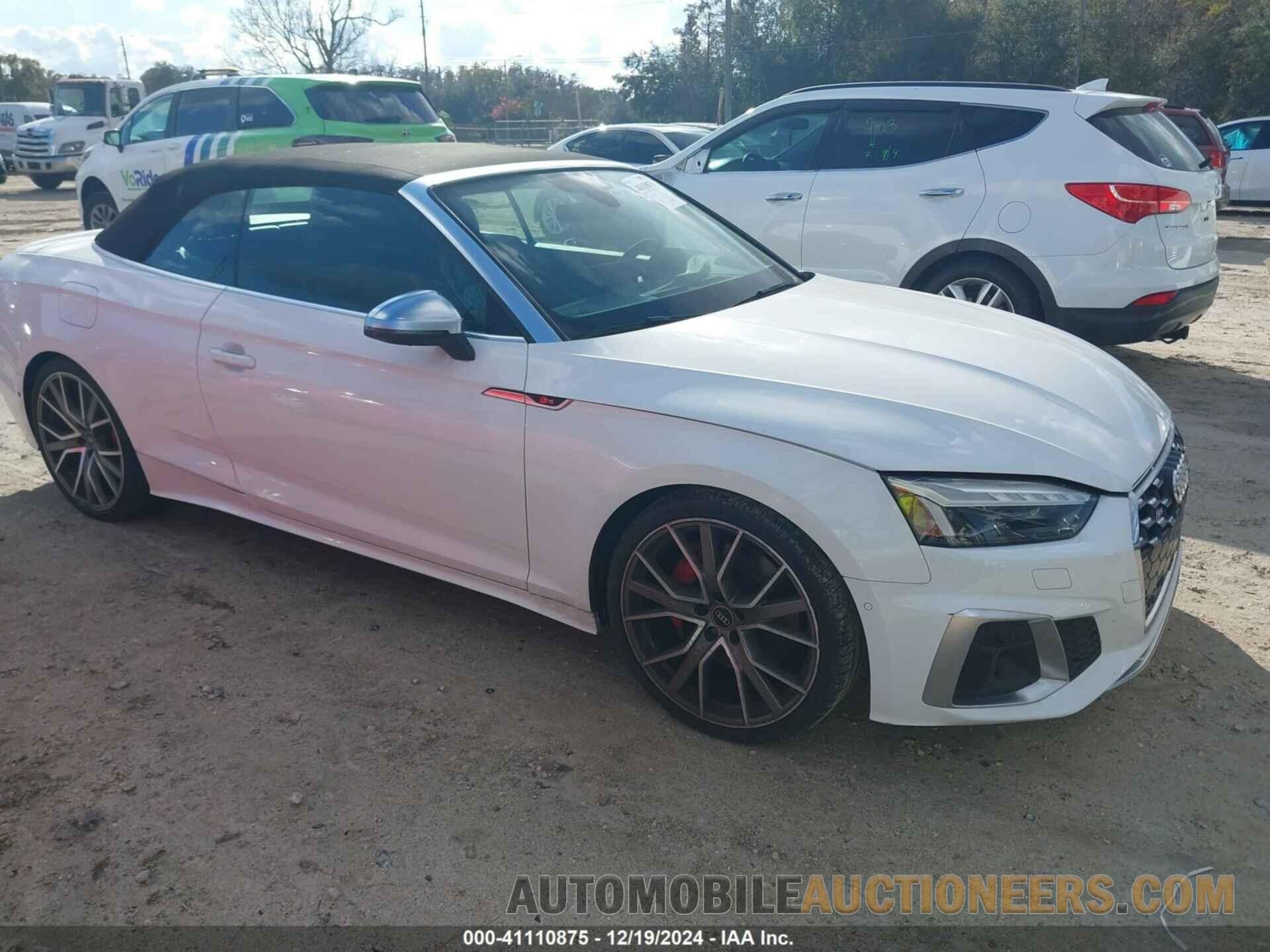 WAUY4GF50NN002230 AUDI S5 CABRIOLET 2022