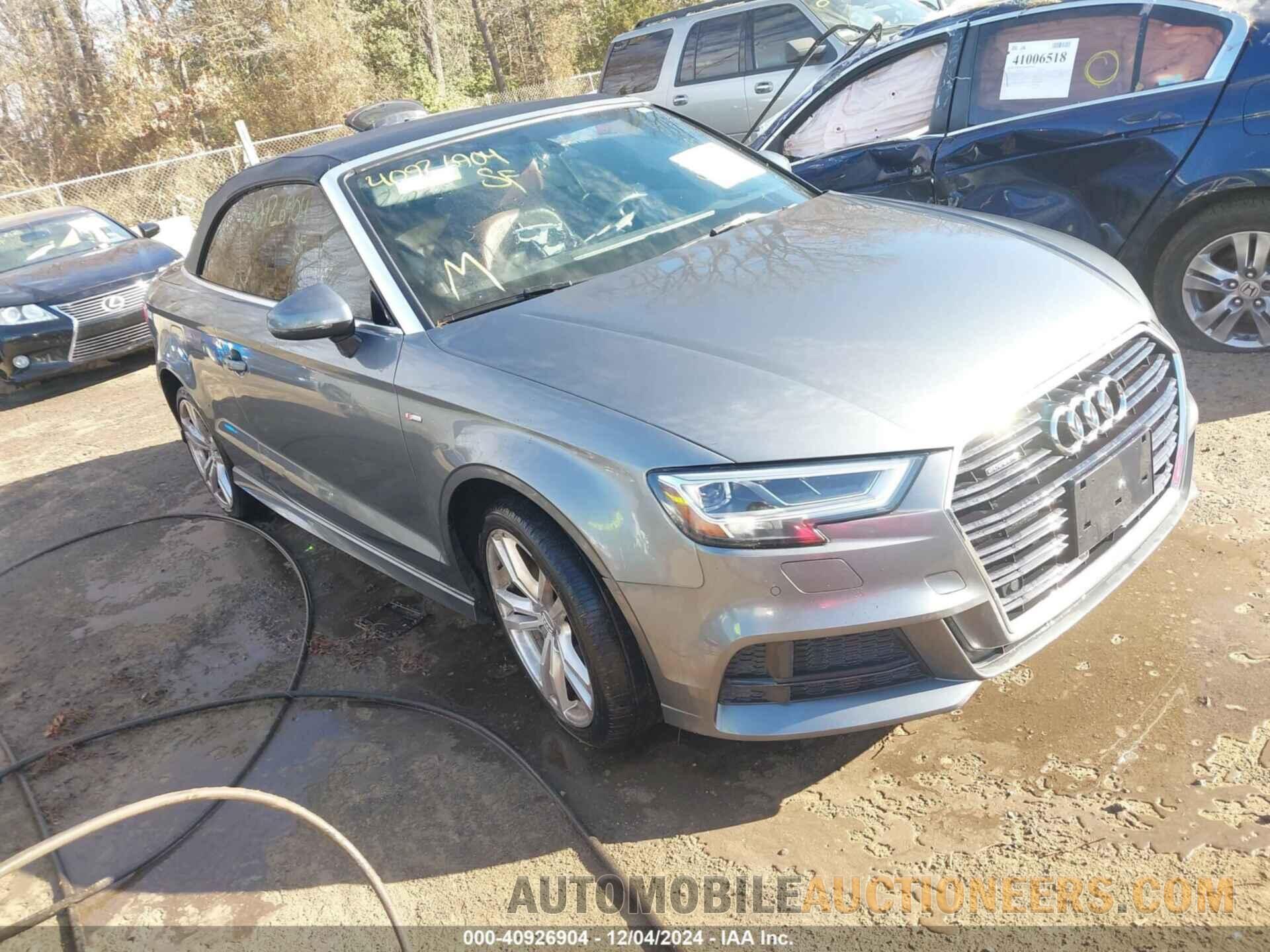 WAUY8LFF4J1024142 AUDI A3 CABRIOLET 2018